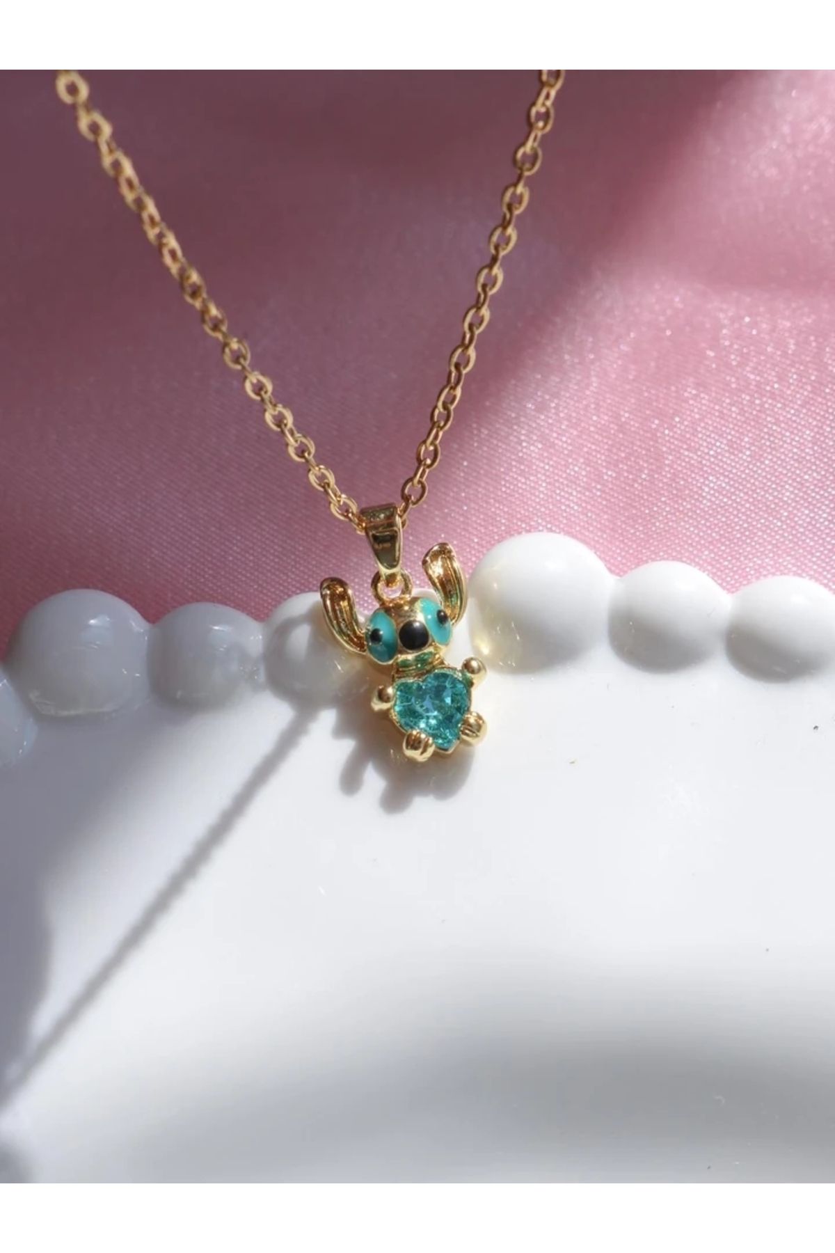 Reorah Collection Stitch Çelik Kolye