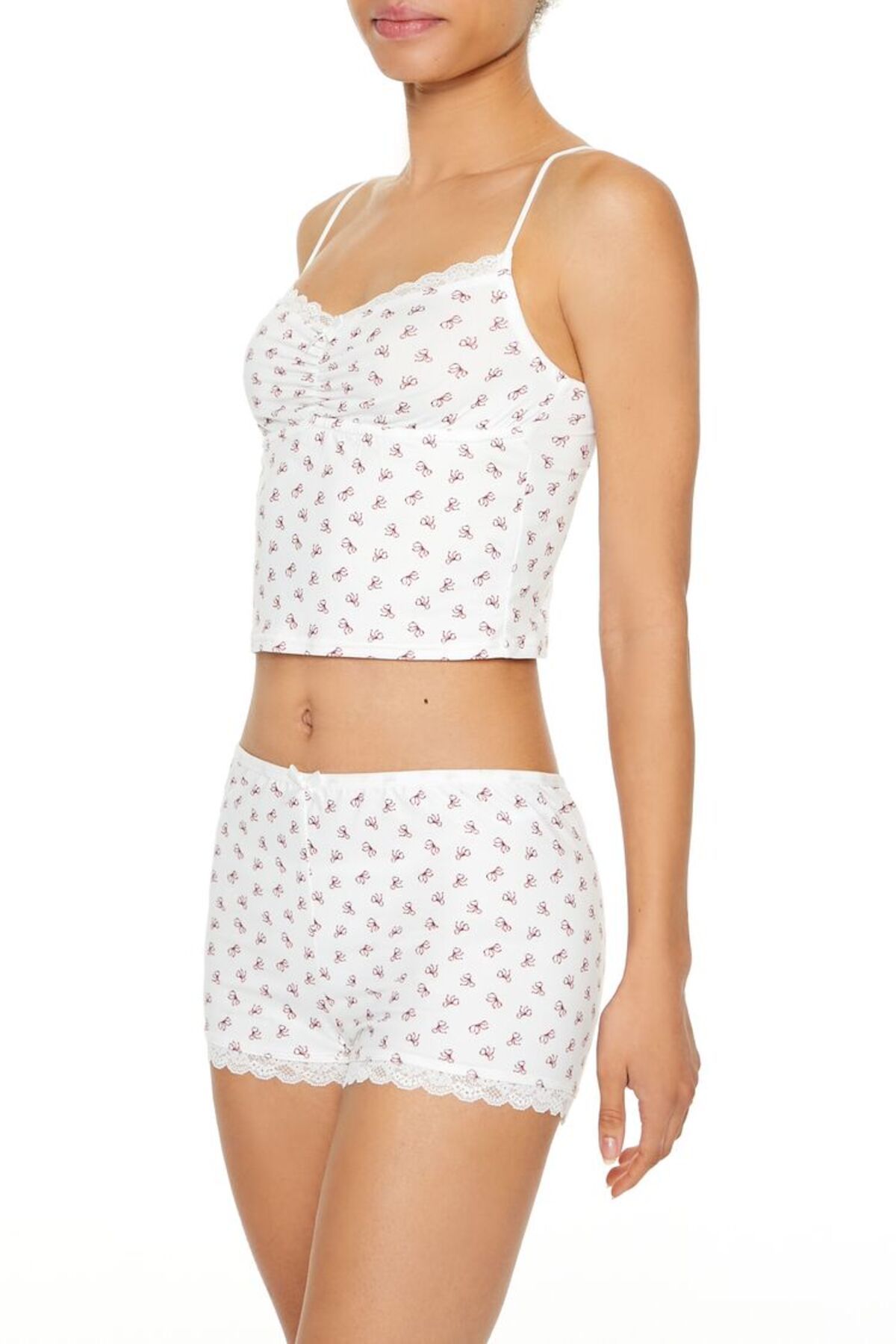Forever 21 Fiyonklu Desenli Askılı Atlet
