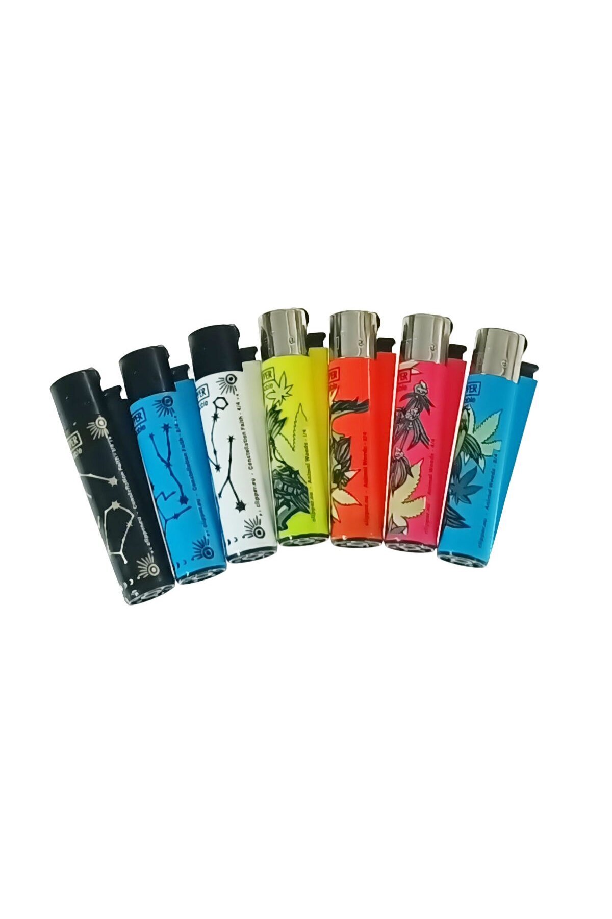 Clipper-Set of 24 classic Clipper lighters, pocket, refillable, multicolor 2