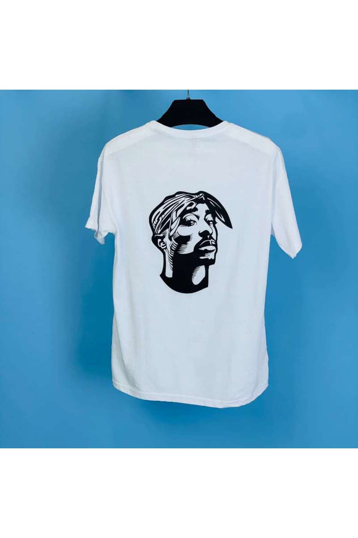 Arda Dinç Stil Dünyası Tmb Tupac Oversize Tişört Beyaz