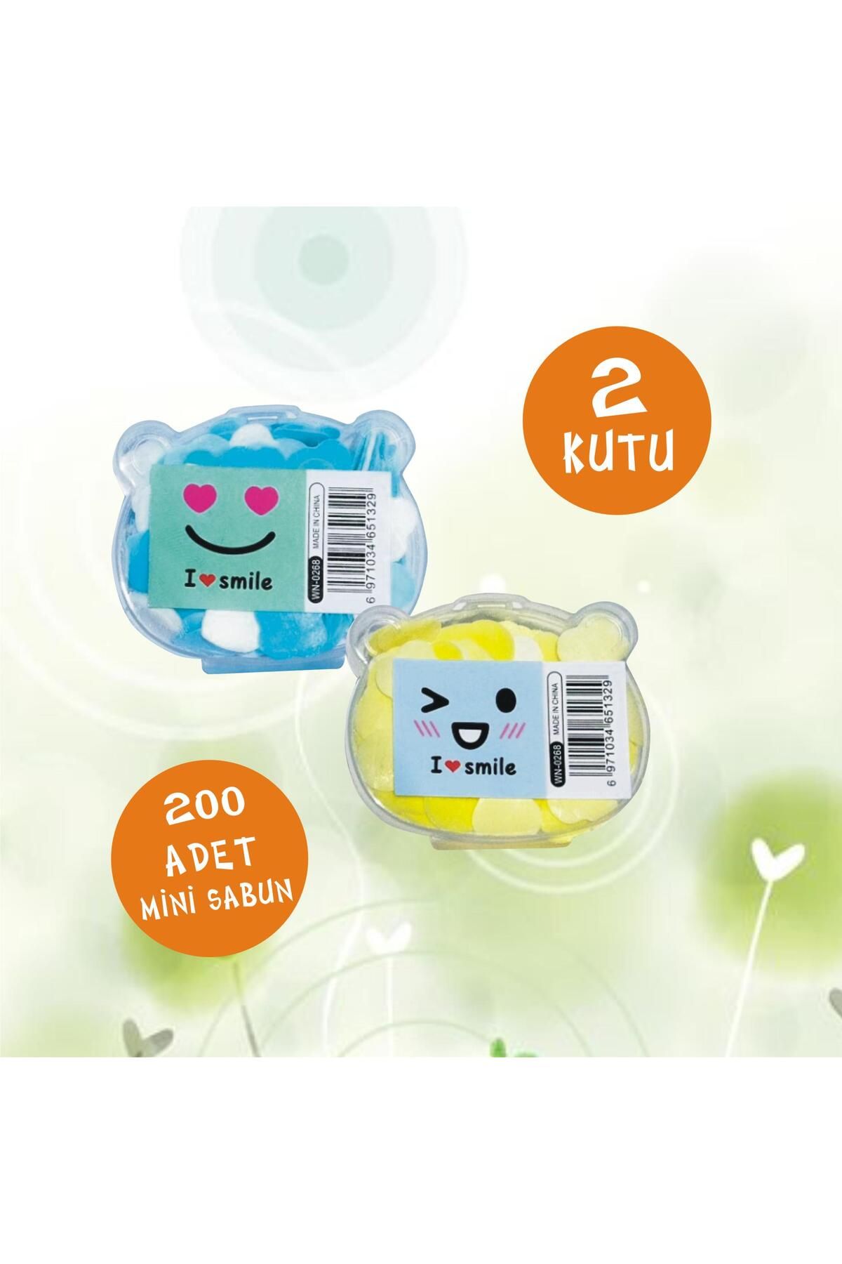 ERA SABUN 2'li paket 200 Mini Parfümlü Elde Eriyen Kağıt Sabun Öğrenci Okul Seyahat kamp Piknik El Sabunu