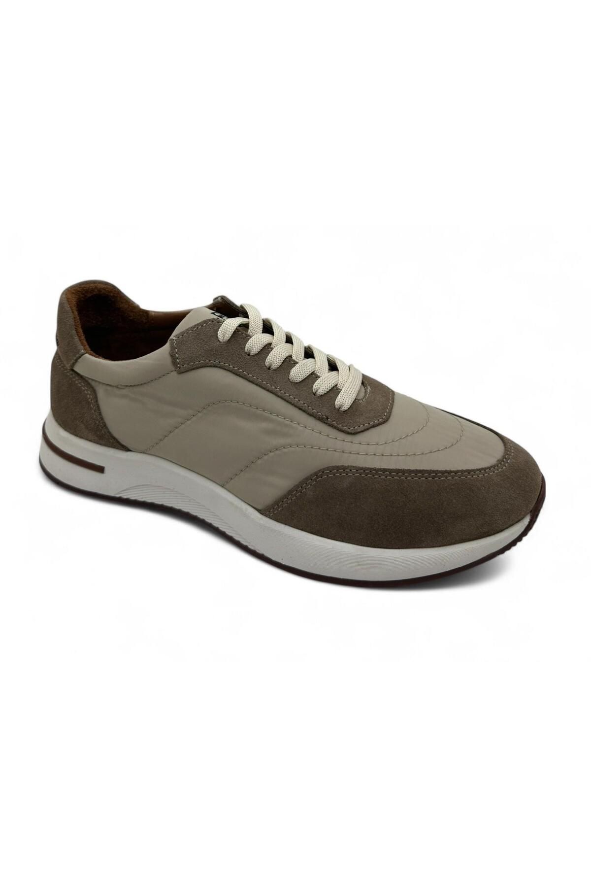 DOSA SHOES Bağcıklı Erkek Casual Ayakkabı-Bej