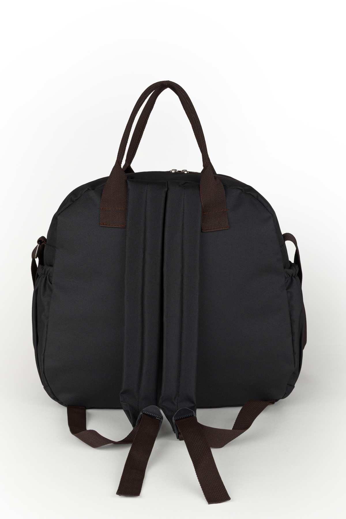 Halk Sepeti Anne Bebek Bakım Sırt ve Omuz Çantası Püsküllü Model Su Geçirmez Geniş Termal Biberon Gözlü fotoğrafı 6 (önizleme)