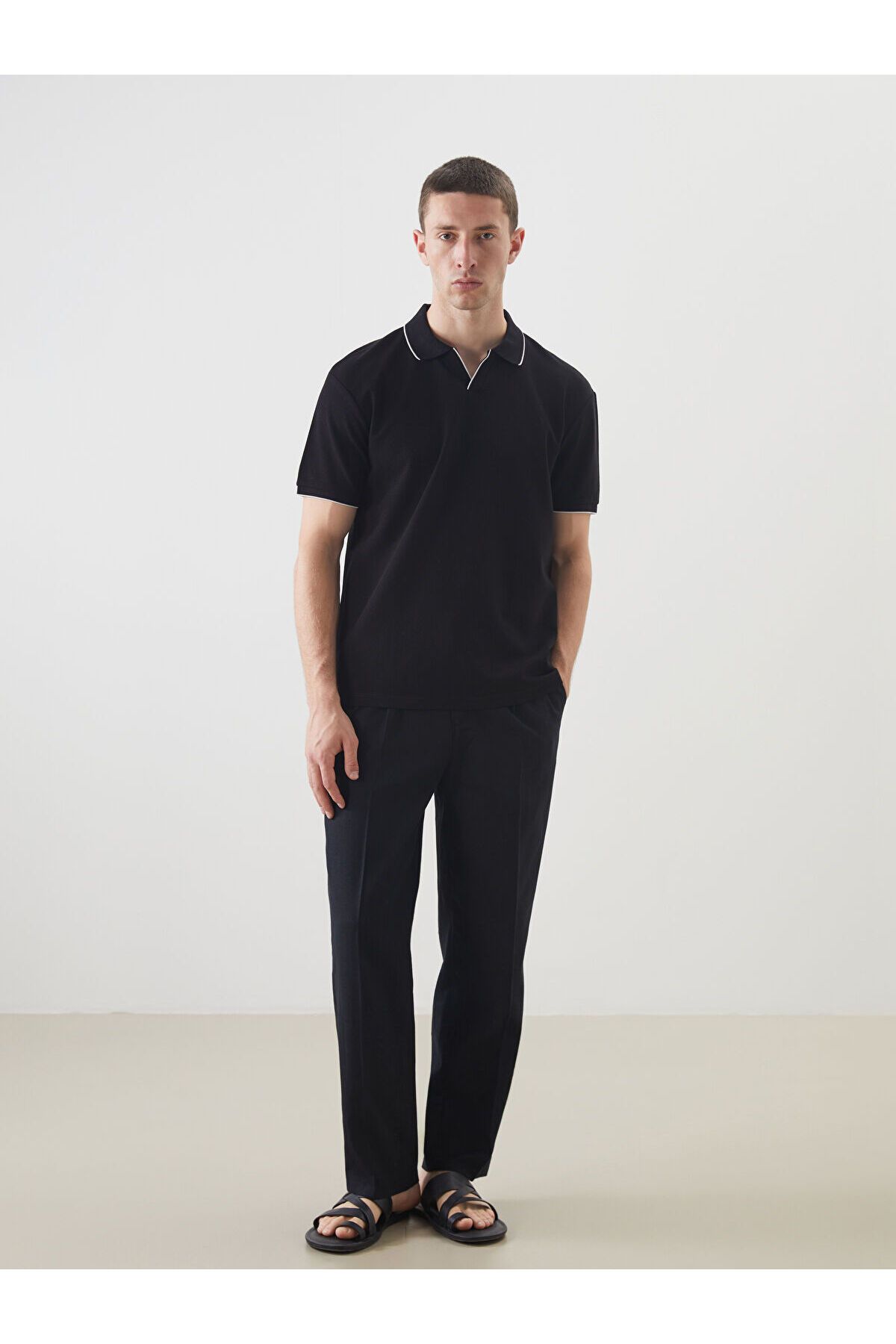 LC Waikiki-Ανδρικό μπλουζάκι με κοντό μανίκι Polo Basic 2