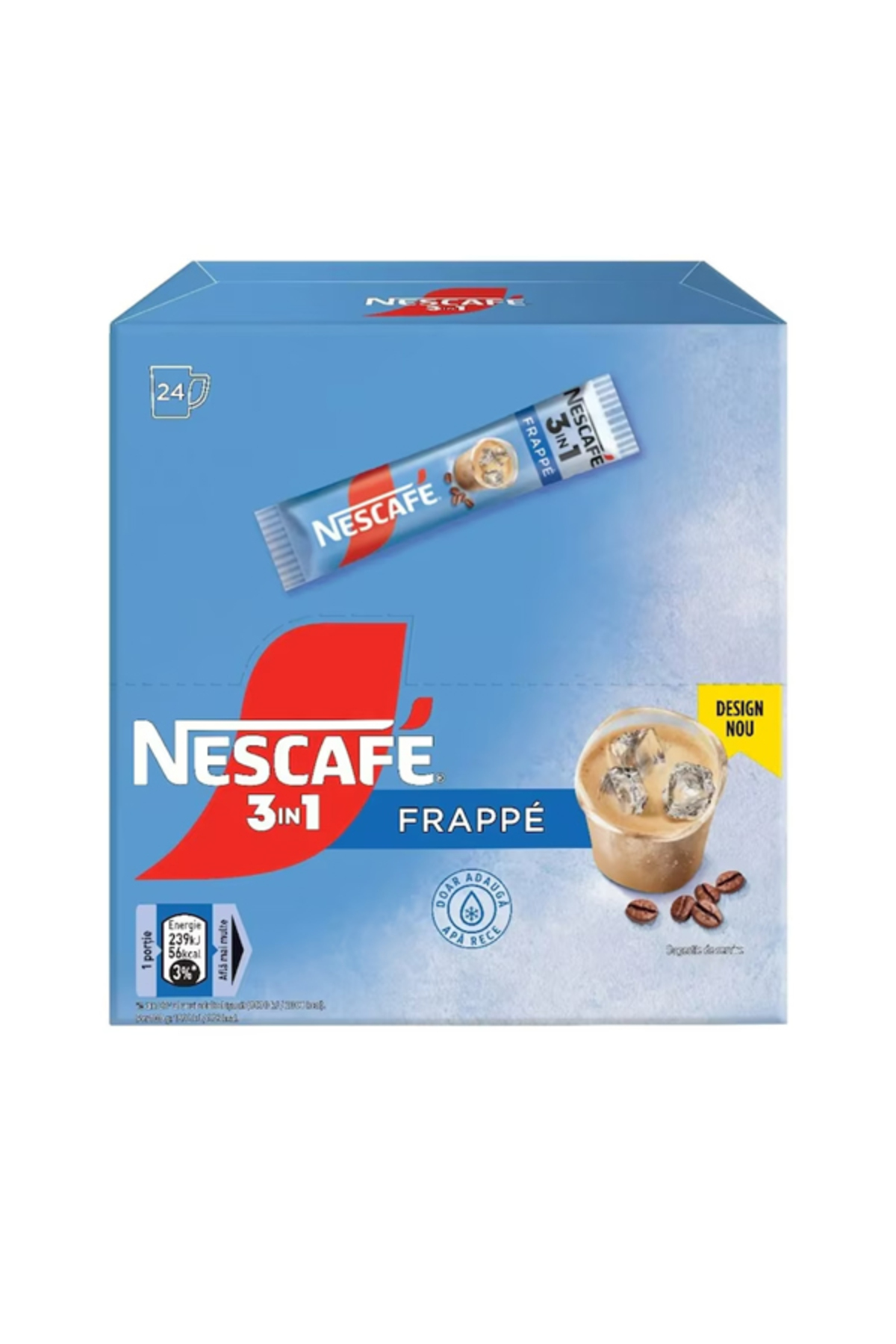 Nescafe Pachet cafea solubila, 3 in 1 Frappe x 15 g