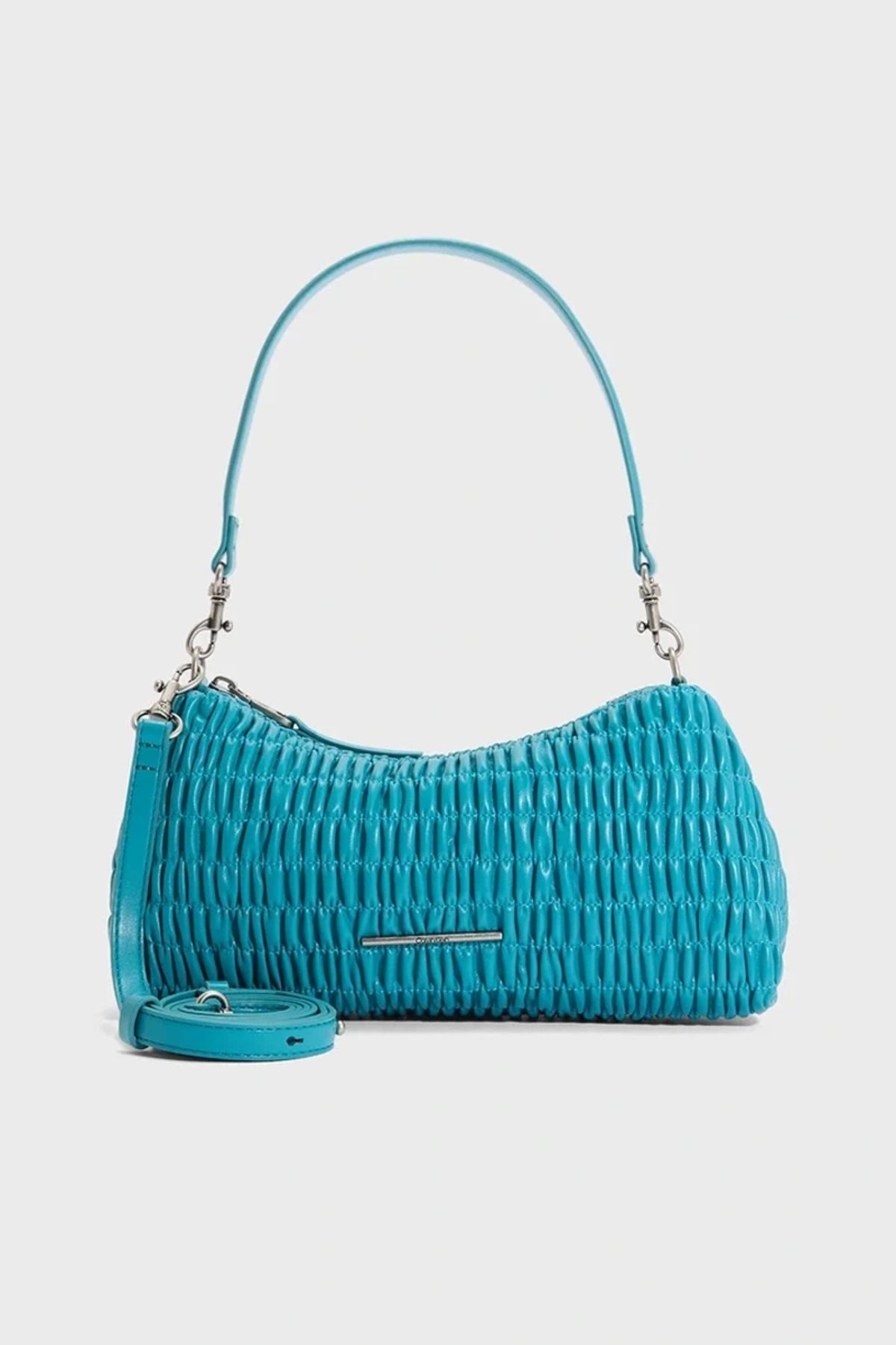 Calvin Klein Jeans RUCHED DROP SHOULDER BAG Kadın Yeşil Omuz Çantası LV04K3088G-XT6