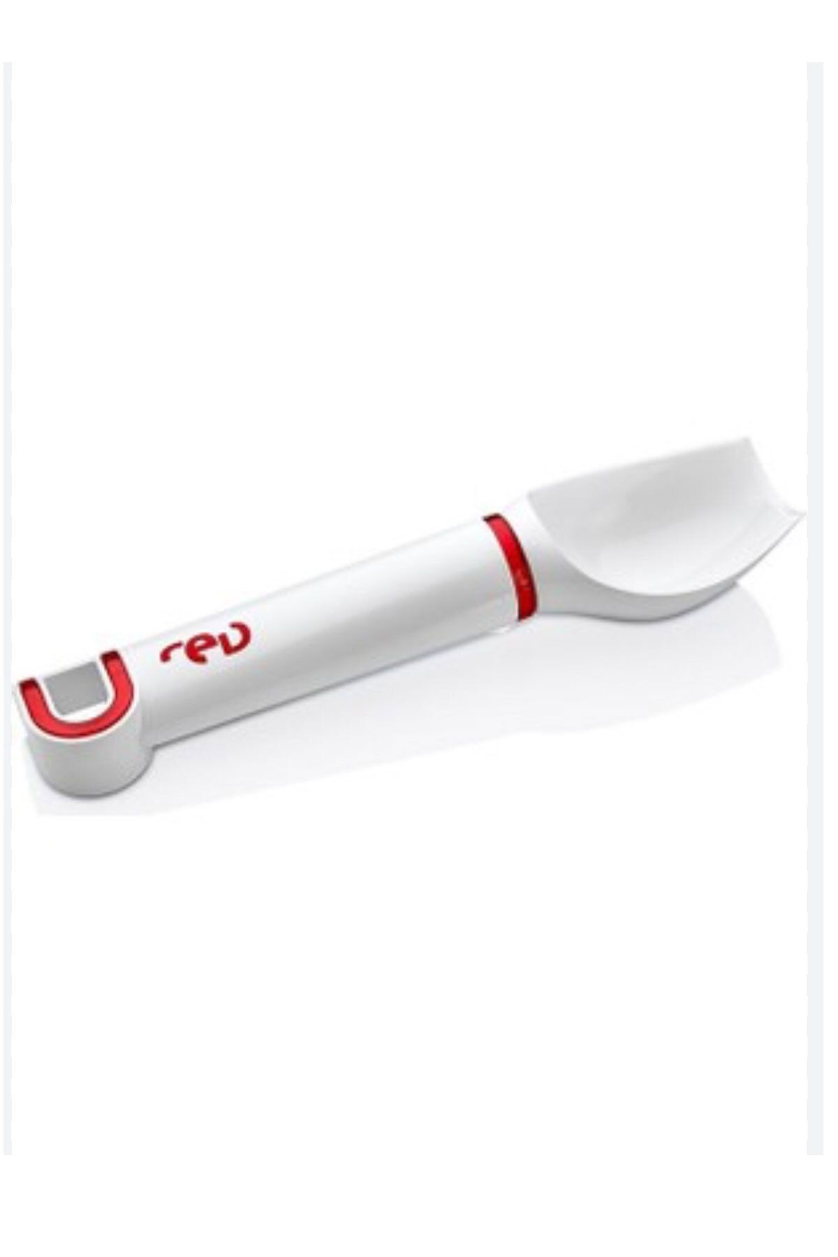 SİHİRLİ AYAKLAR Kırmızı Beyaz Sağlam Plastik Red Dondurma Kaşığı 18 cm %100 ABS