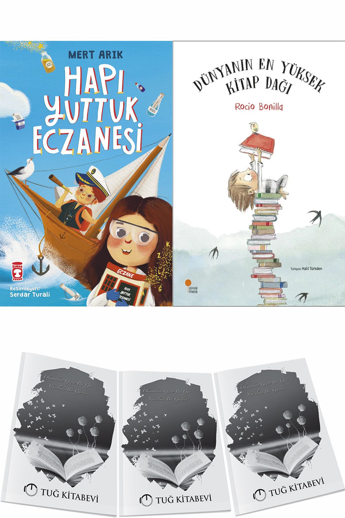 Timaş Çocuk Hapı Yuttuk Eczanesi ve Dünyanın En Yüksek Kitap Dağı + Hediyeli
