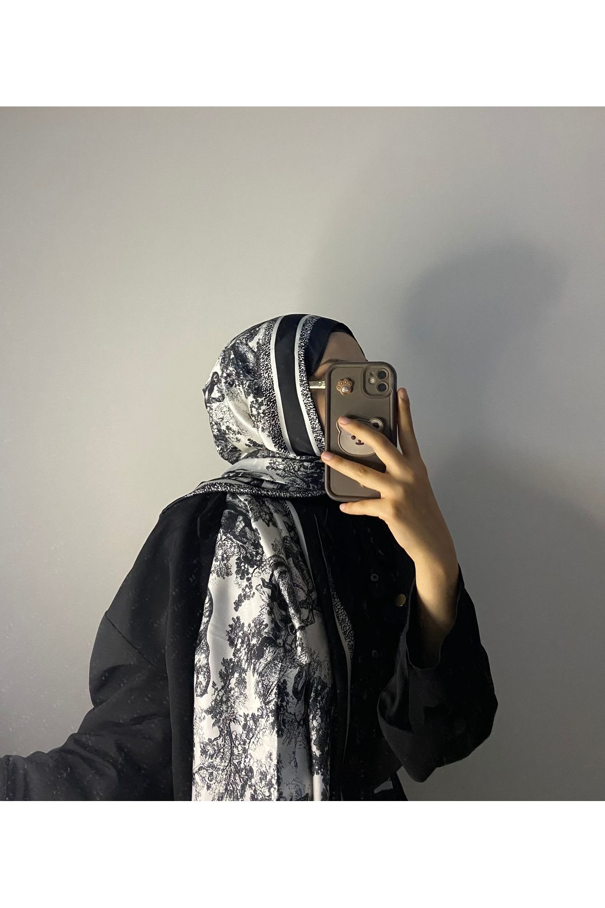 asena.via Etnik siyah şal
