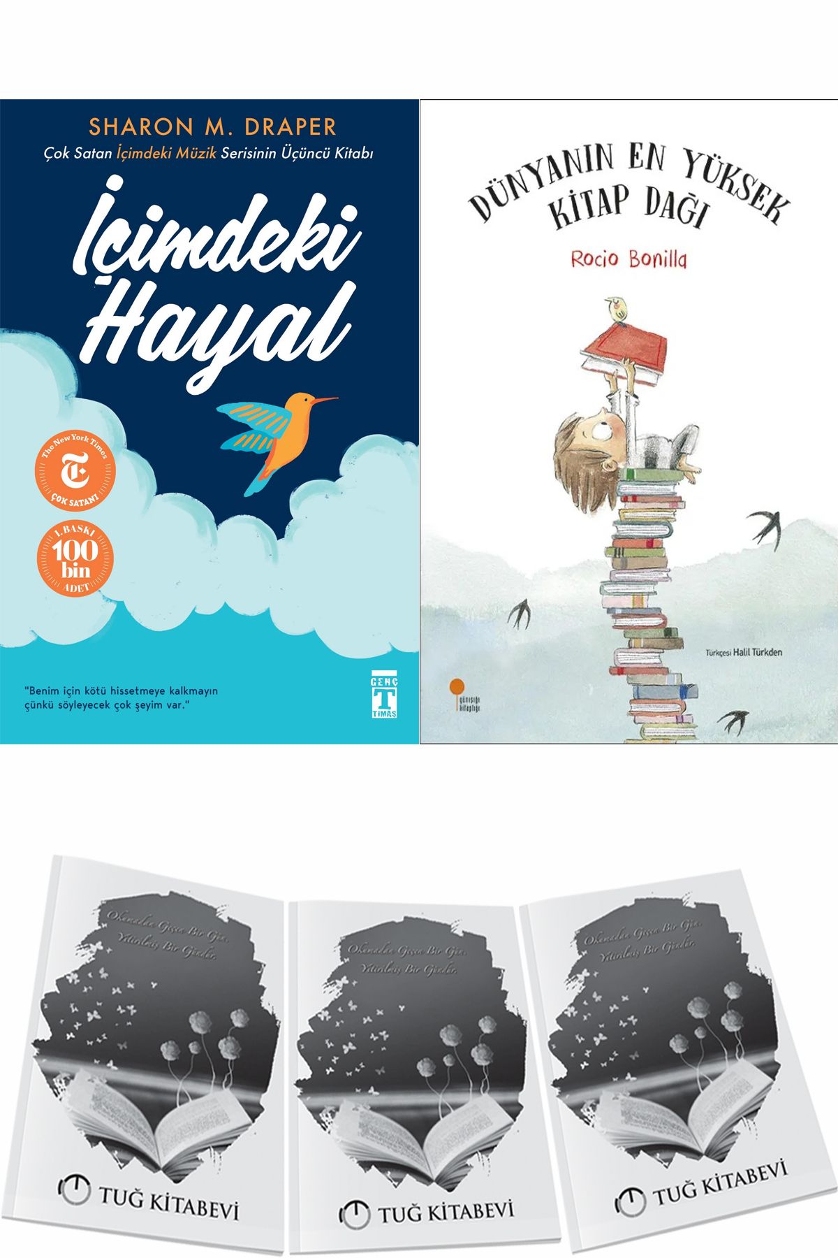Genç Timaş İçimdeki Hayal ve Dünyanın En Yüksek Kitap Dağı + Hediyeli