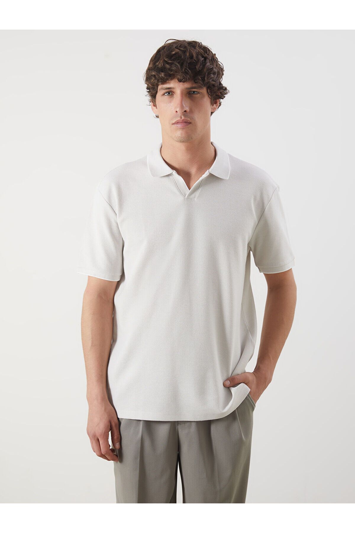 LC Waikiki Polo Yaka Kısa Kollu Basic Erkek Tişört
