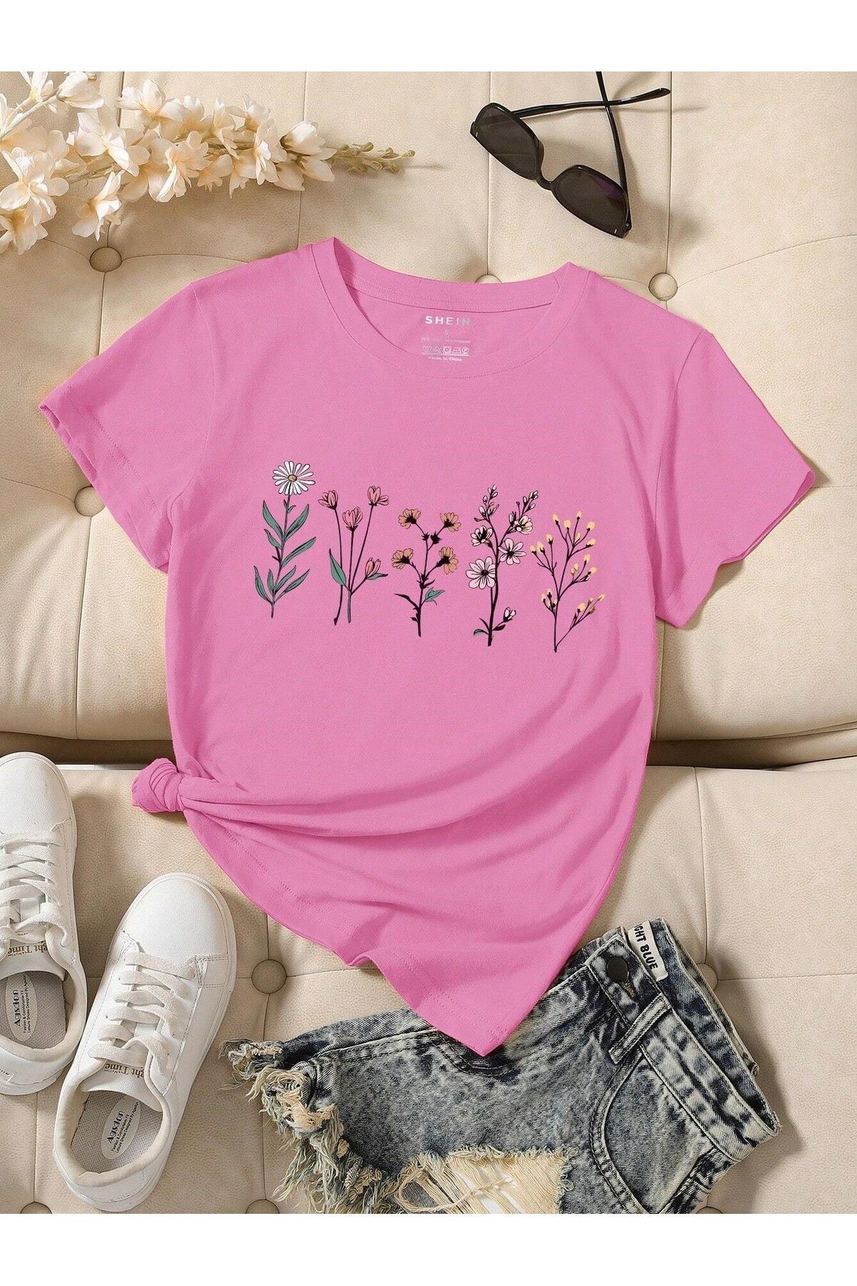 Mella&Co Unisex Baskılı T-shirt T-shört