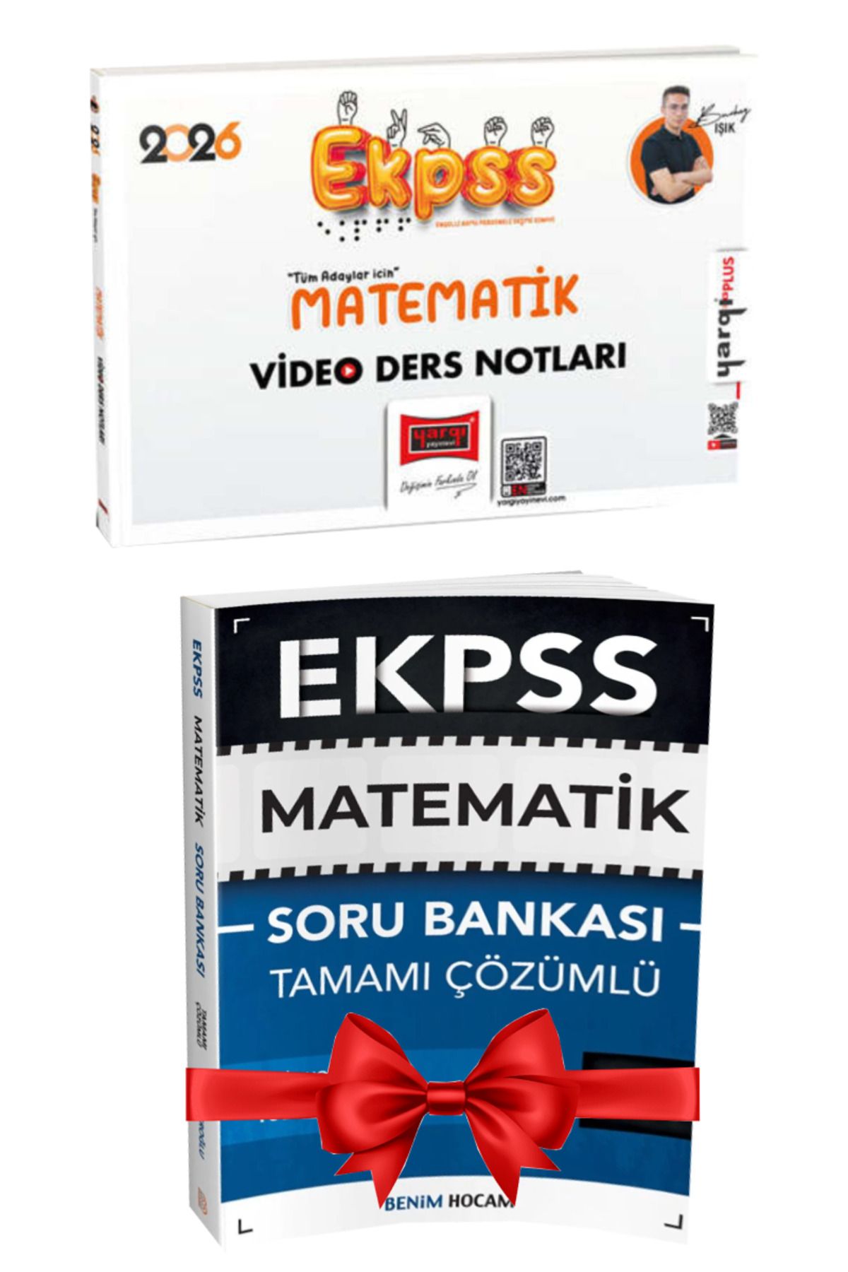 Yargı Yayınları 2026 EKPSS Tüm Adaylar İçin Matematik Video Ders Notları+Hediye Tamamı Çözümlü Soru Bankası