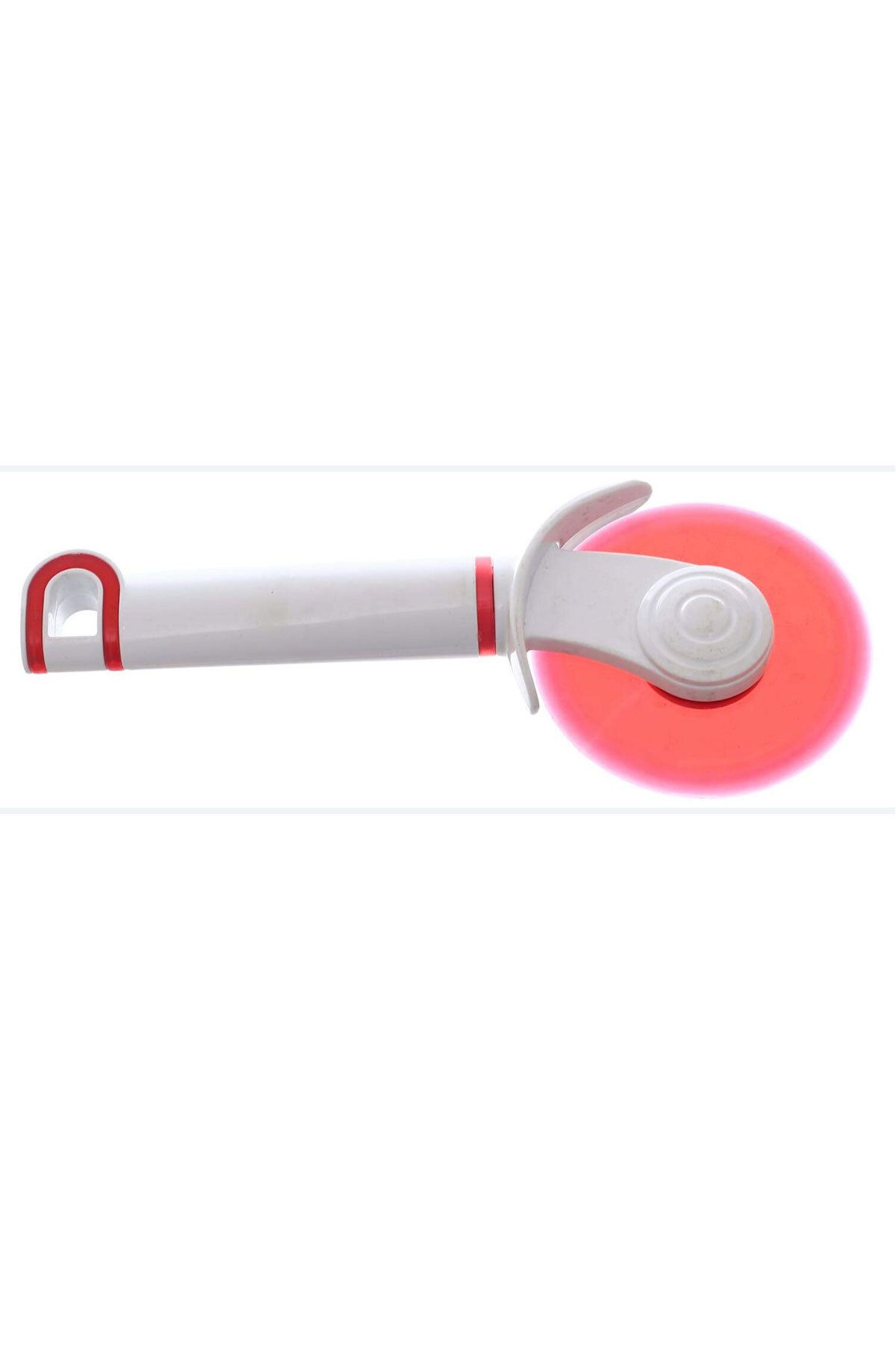 SİHİRLİ AYAKLAR Kırmızı Beyaz Sağlam Plastik Red Pizza Kesici 20 cm %100 ABS