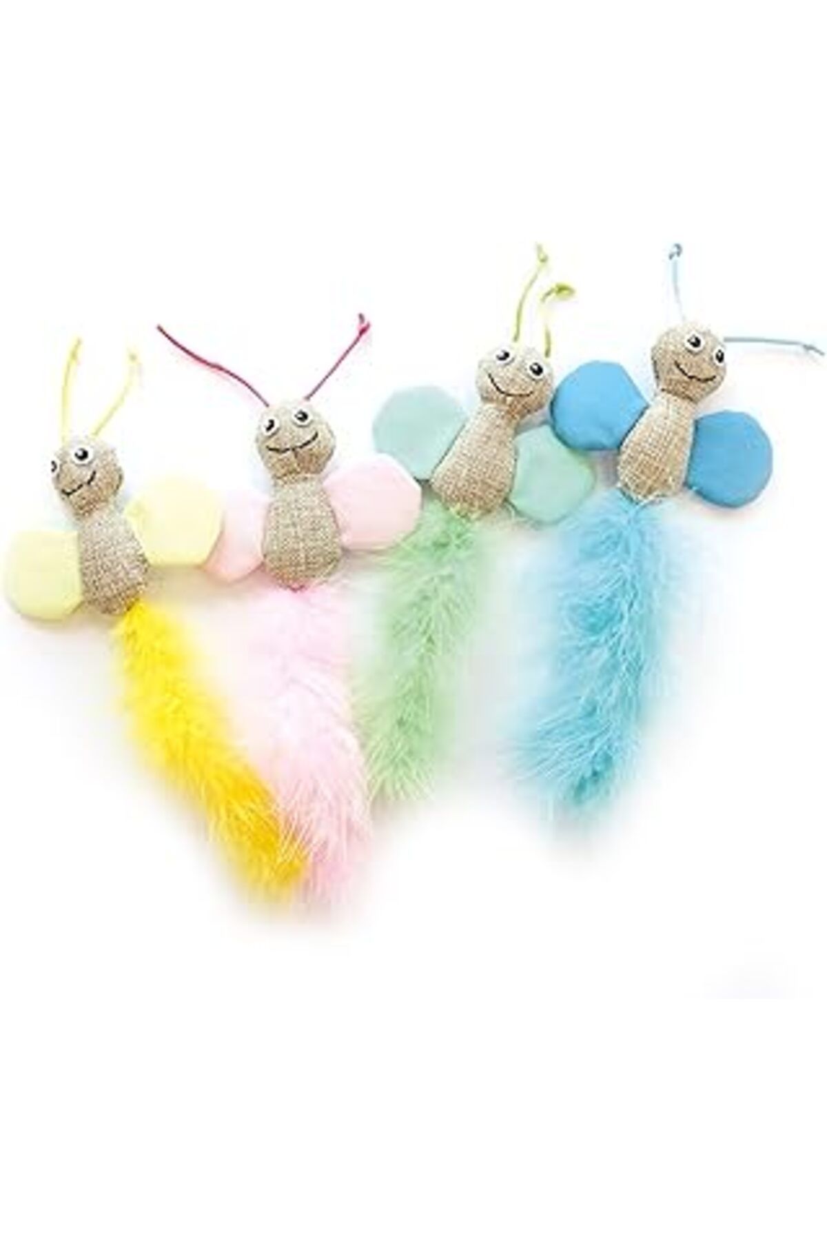 ASİTAN M-pets Butterfly Kedi Oyuncağı Mix Color
