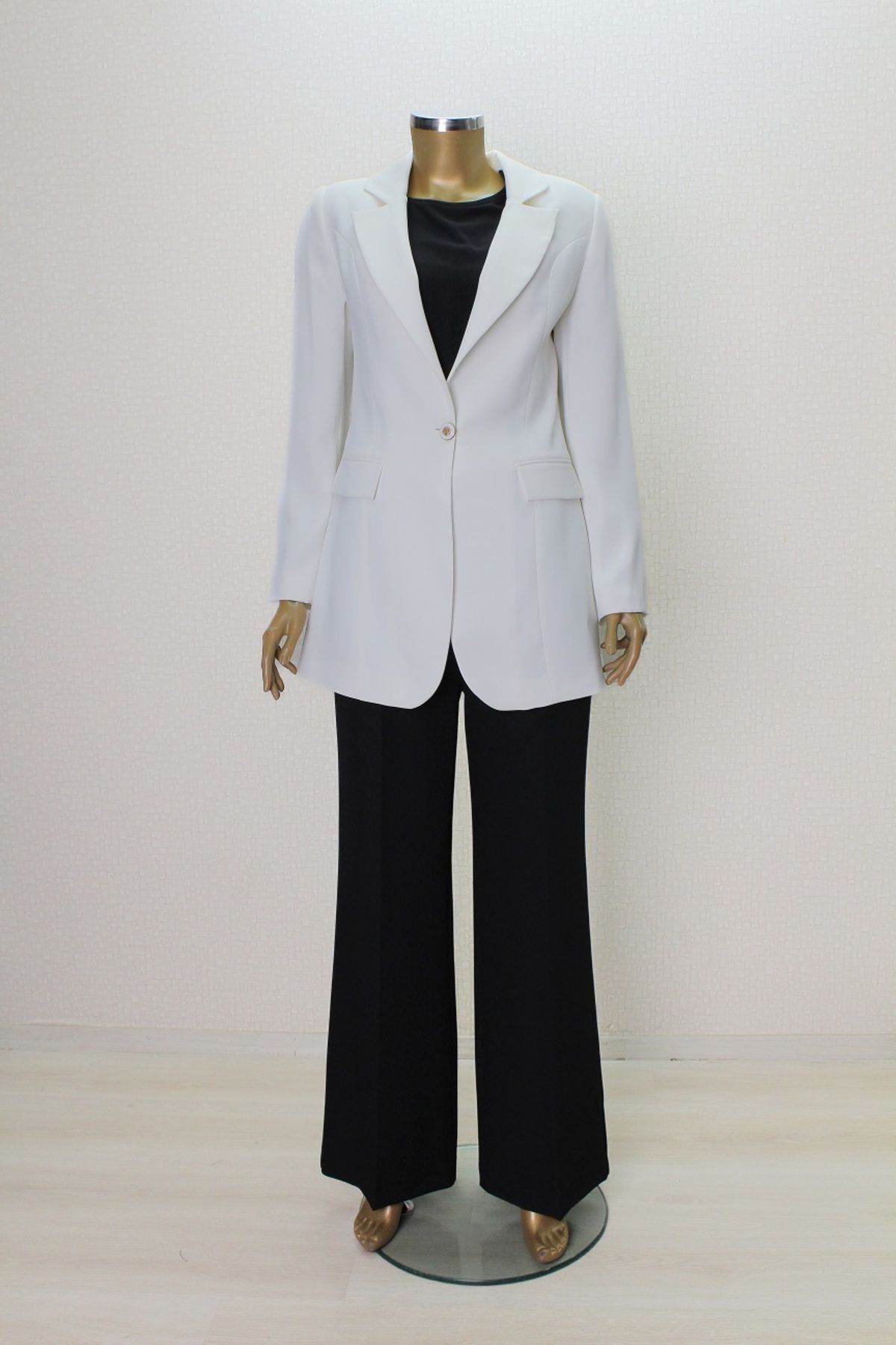 çınar özkan 1154 TEK DÜĞMELİ KLASİK BLAZER CEKET QYS CEKET 1154 #23-06#