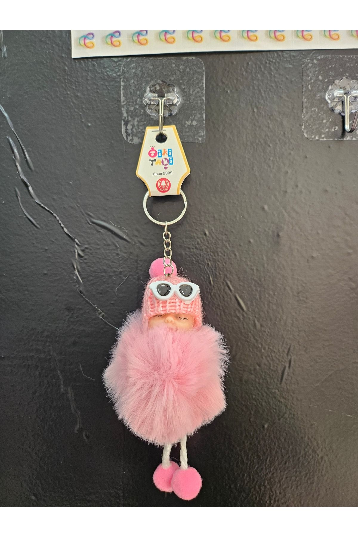 NO BRAND Kış Bebeği Peluş Anahtarlık