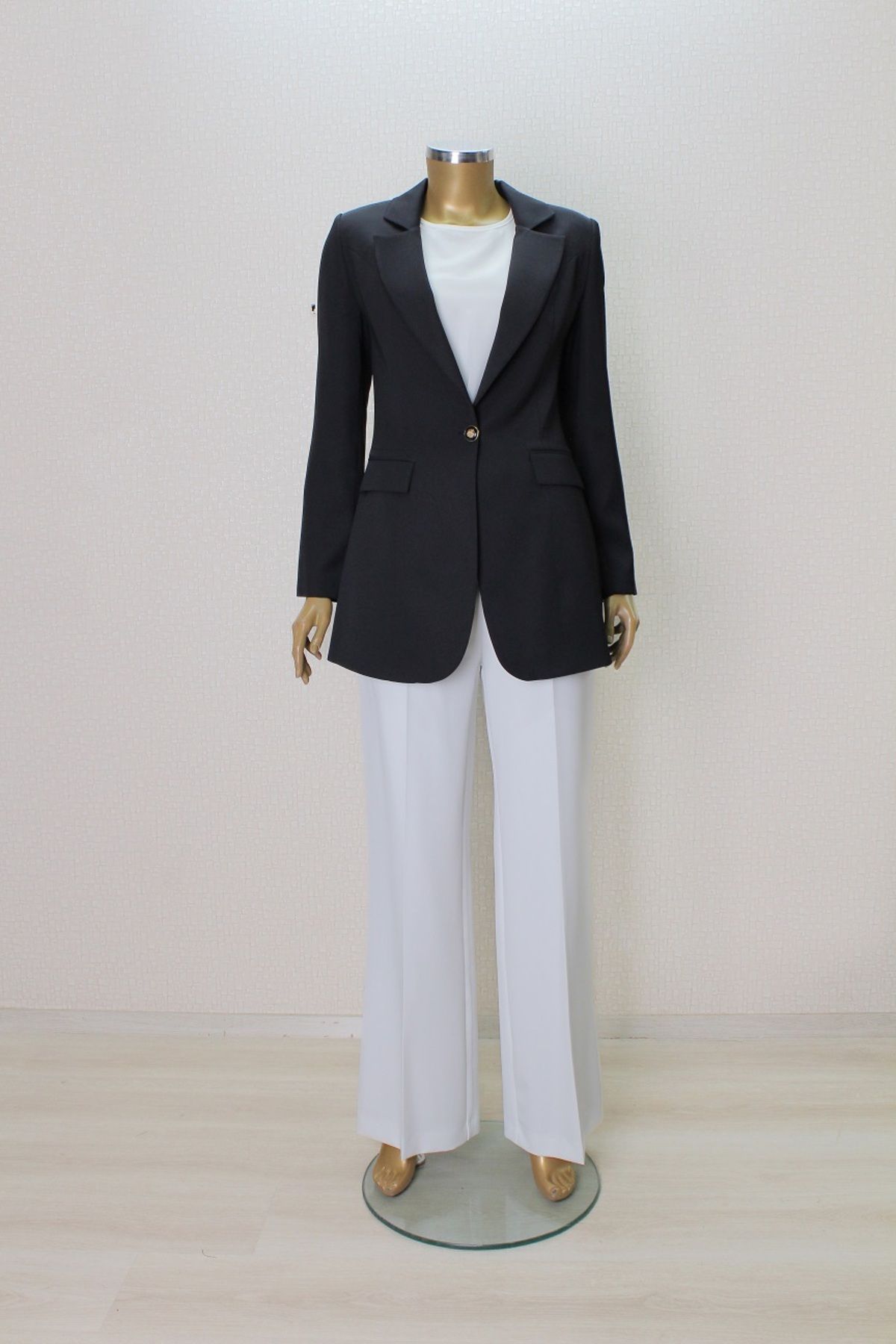 çınar özkan 1154 TEK DÜĞMELİ KLASİK BLAZER CEKET QYS CEKET 1154 #23-06#