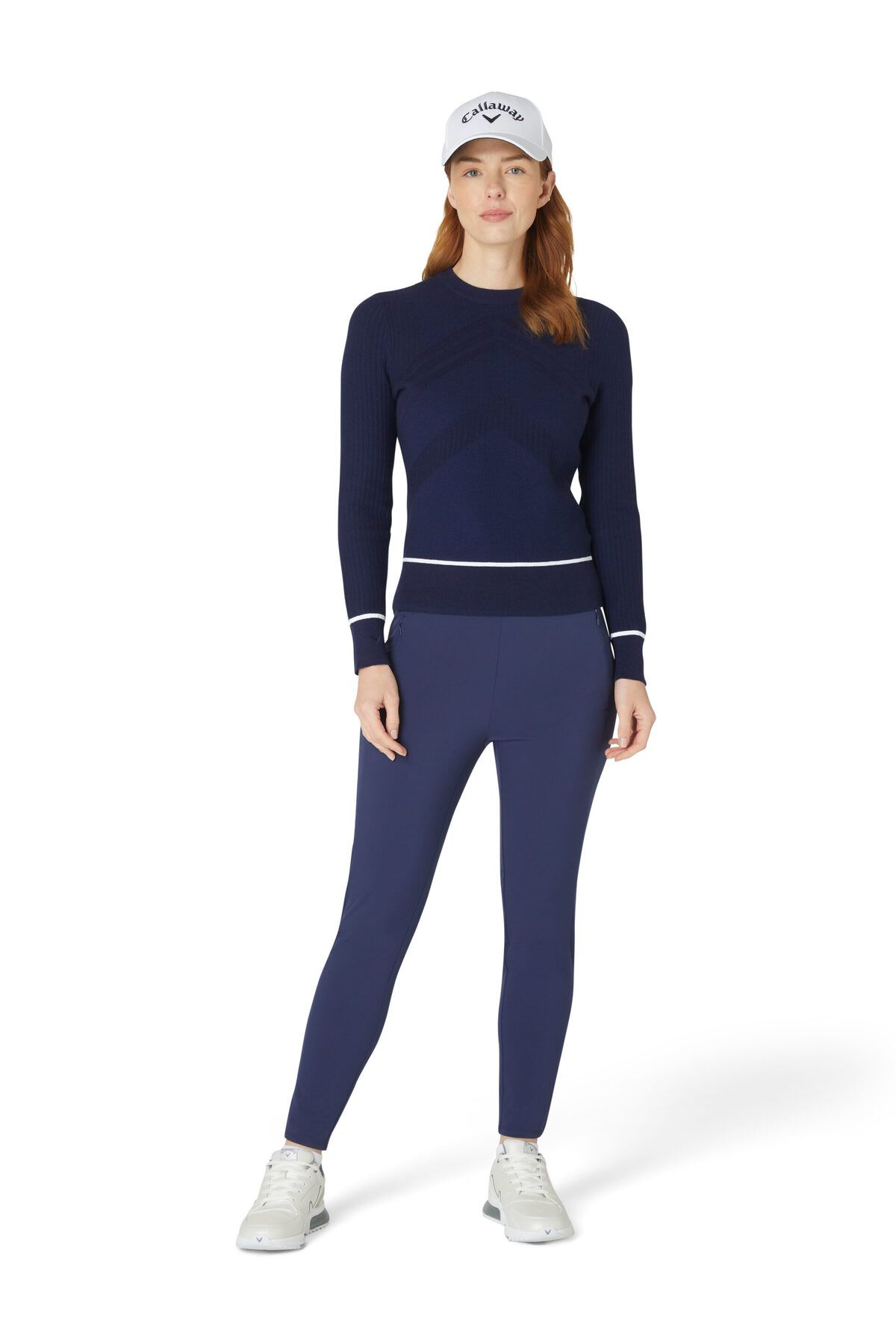 Callaway Multi-Stitch Chevron Kadın Kazak