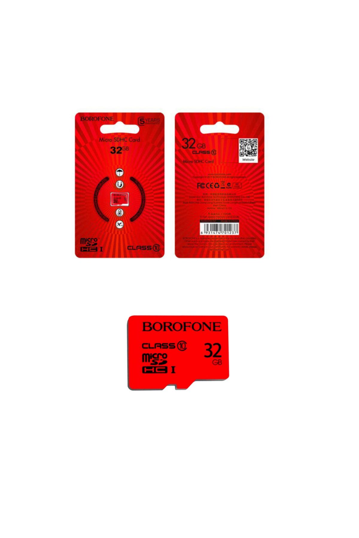 Borofone-MicroSDHC card 32 Gb class 10, Borofone, read and write speed 85 / 10 MBs 2