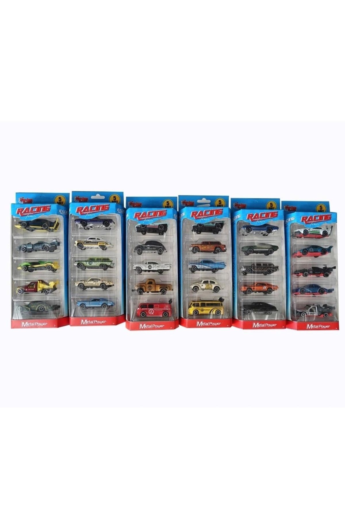Eng Nessiworld ZQ11311 -Vardem Kartela 1:64 Metal 5 Parça Araba Seti