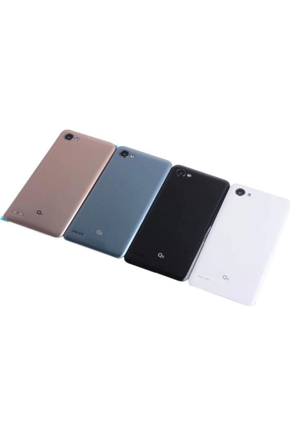 AXYA Lg Q6 Arka Pil Kapak Maviuyumlu