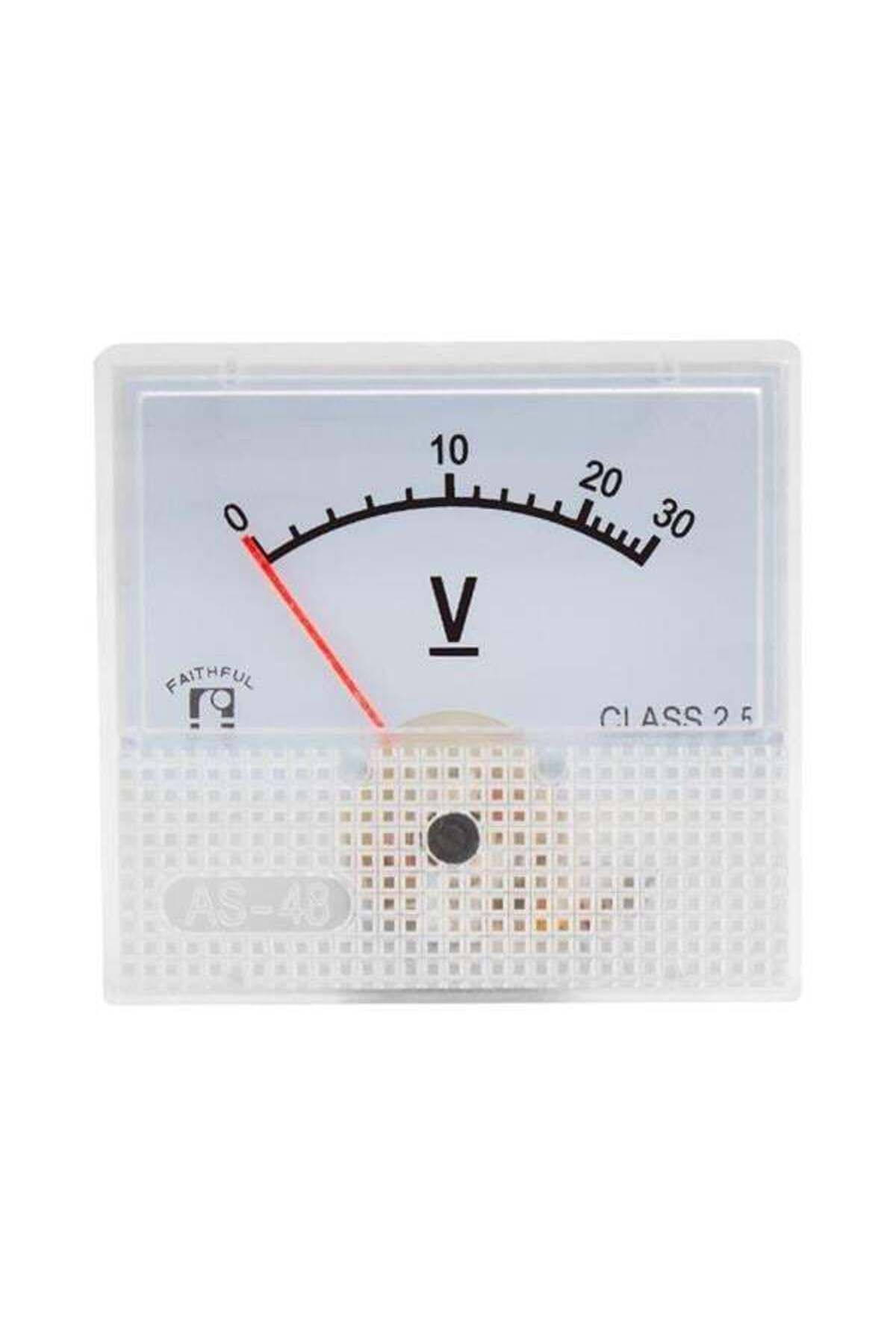 Zayla IC-230A 0-30V DC Analog Voltaj Gerilim Metre Gösterge 56X64x57mm