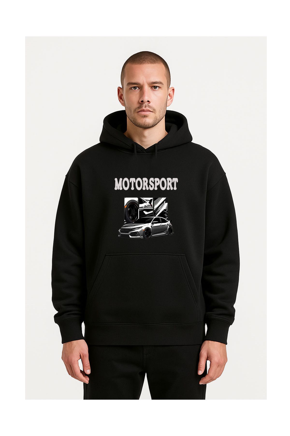 Advantage Kod Advantage Motorsport Jdm Kapşonlu Sweatshirt Hoodie