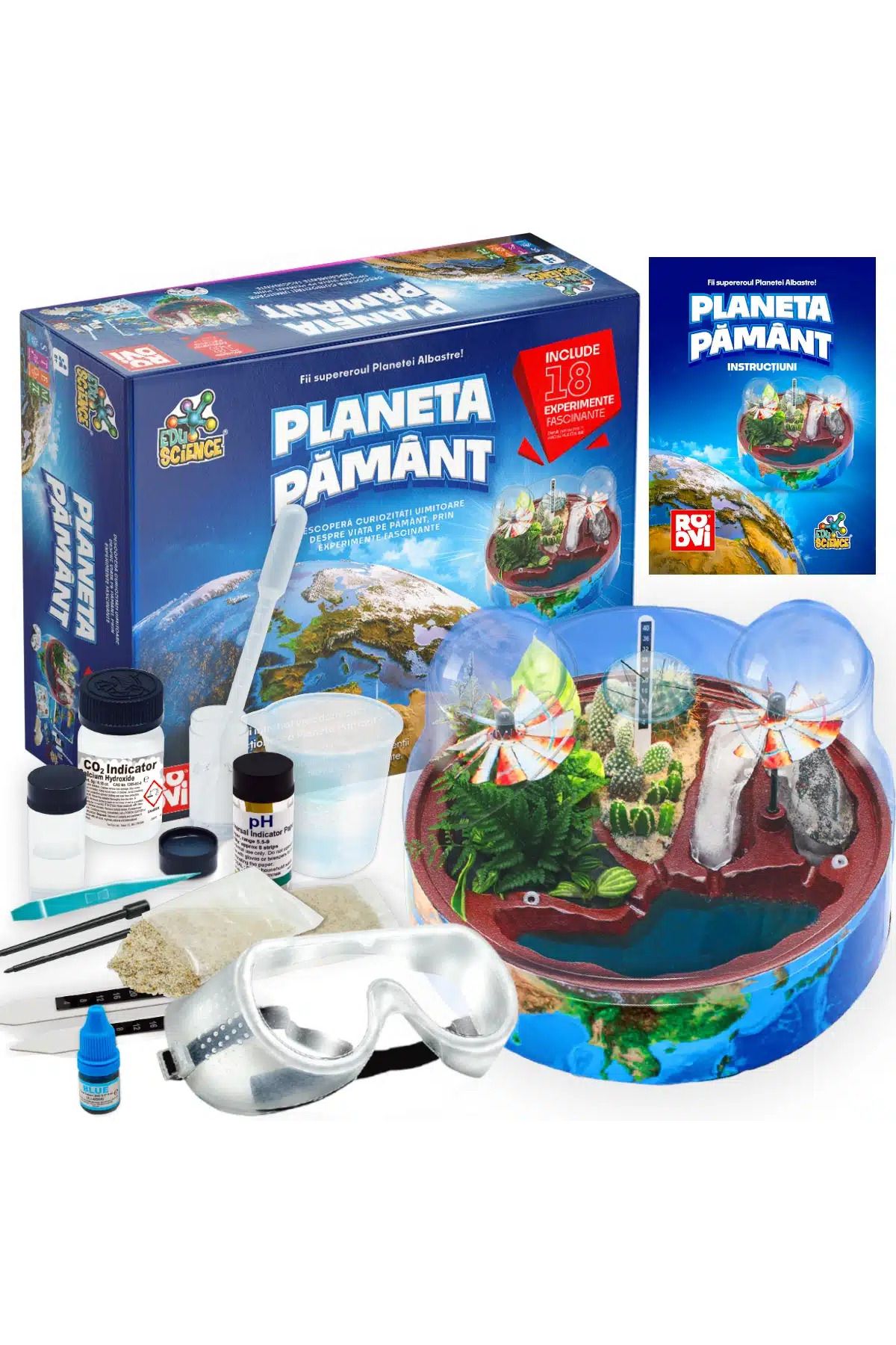 D-Toys-Planet Earth Game – Educational game, 18 amazing experiments 2