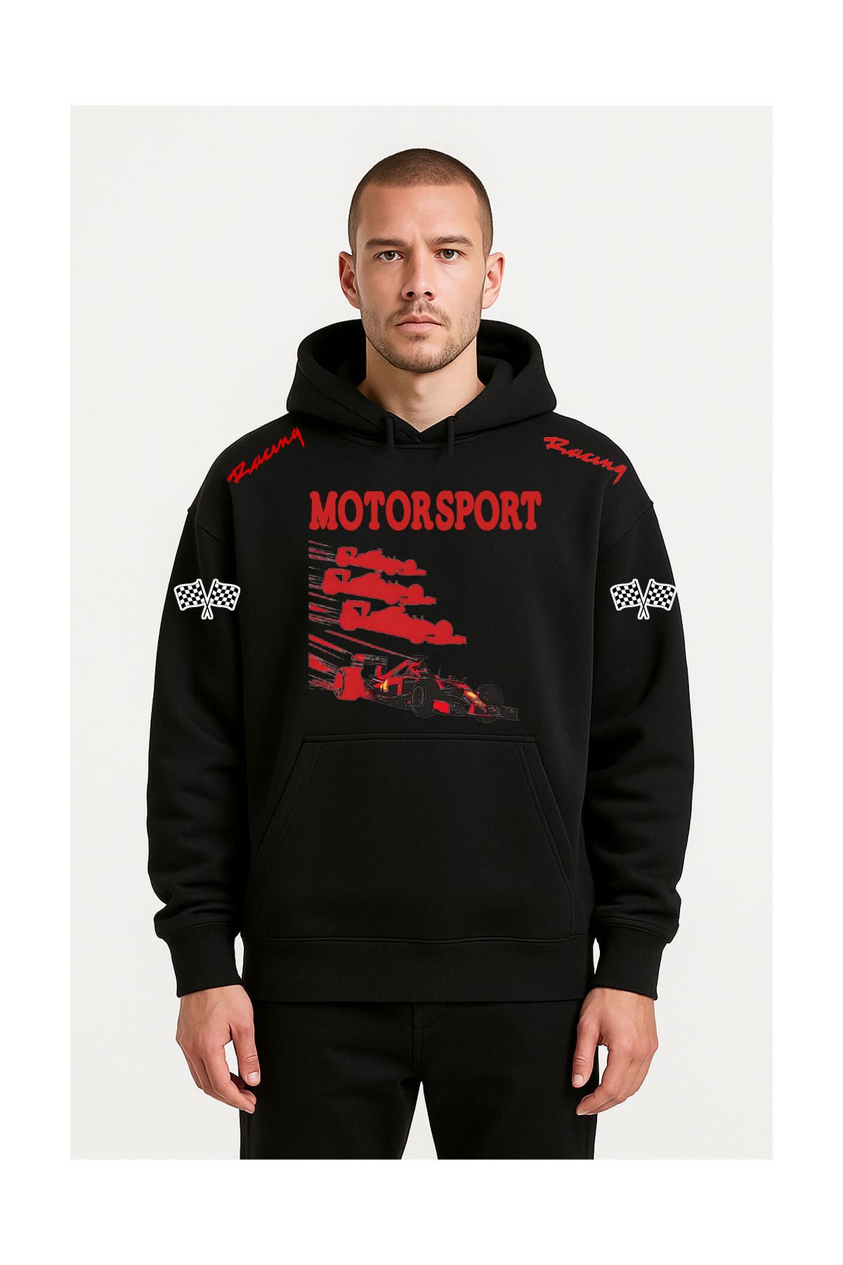 Advantage Kod Advantage Motorsport Jdm Kapşonlu Sweatshirt Hoodie