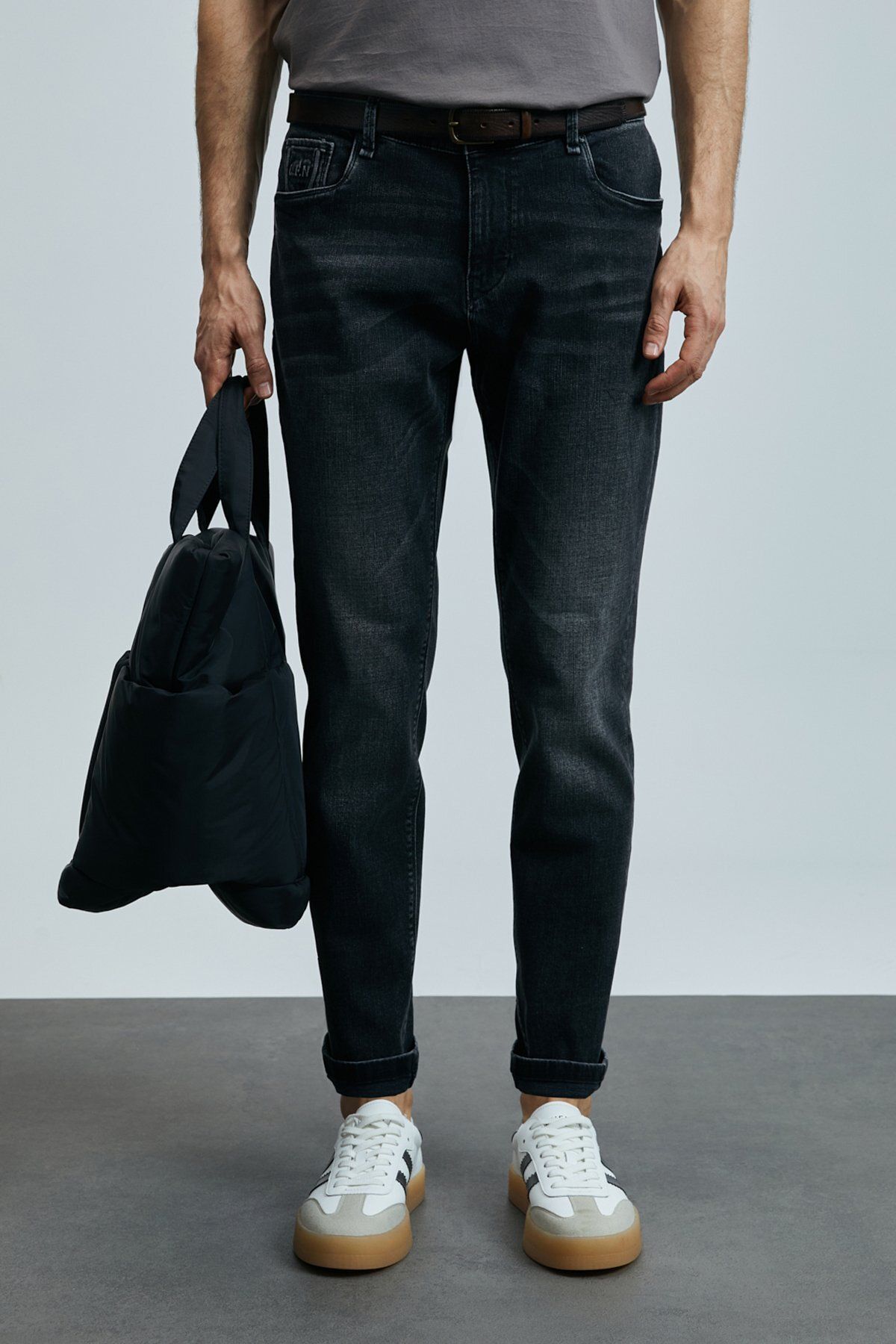 Lufian-Ανδρικό παντελόνι LUFİAN Chrısto Smart Jean Slim Fit 00210 3