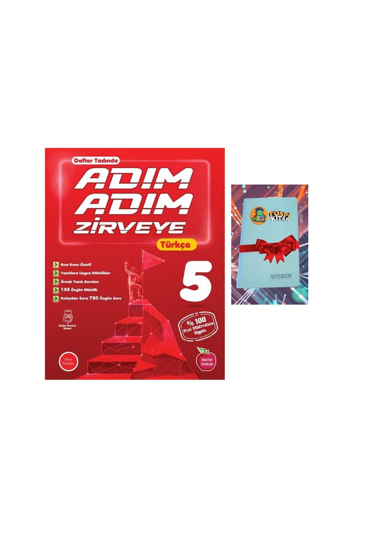 Newton Yayınları 5.Sınıf Adım Adım Zirveye TÜRKÇE (YENİ) ( NOT DEFTERİ HEDİYE)