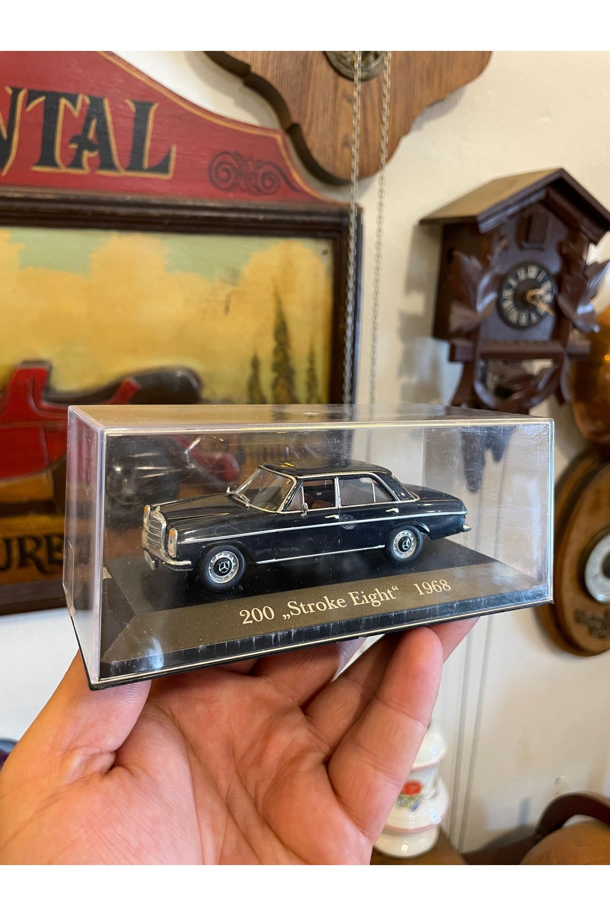 ANTİKA AYAL Mercedes üretimi koleksiyonluk araba 1:43 ölçek