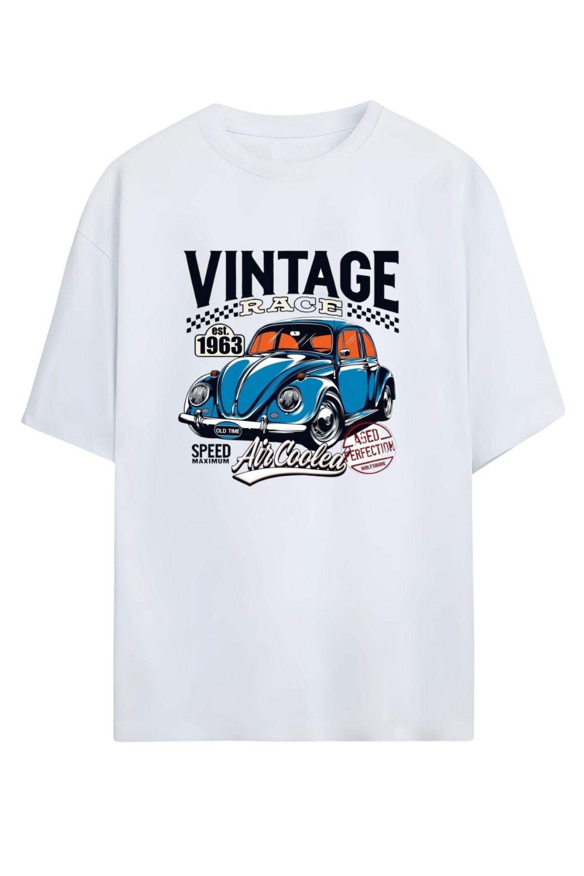 MAGORS GraffTee Unisex %100 Organik Pamuk Bisiklet Yaka Özel Tasarım Baskılı T-shirt