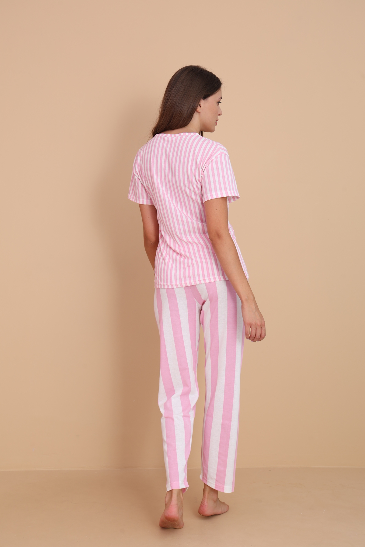 STELLAPİNK Kadın Pamuklu Pijama Takımı görsel 7
