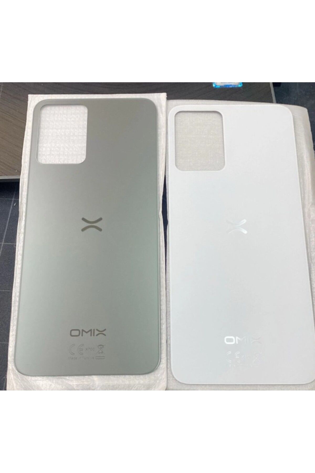 AXYA Omix X700 Arka kapak pil kapağı Gri