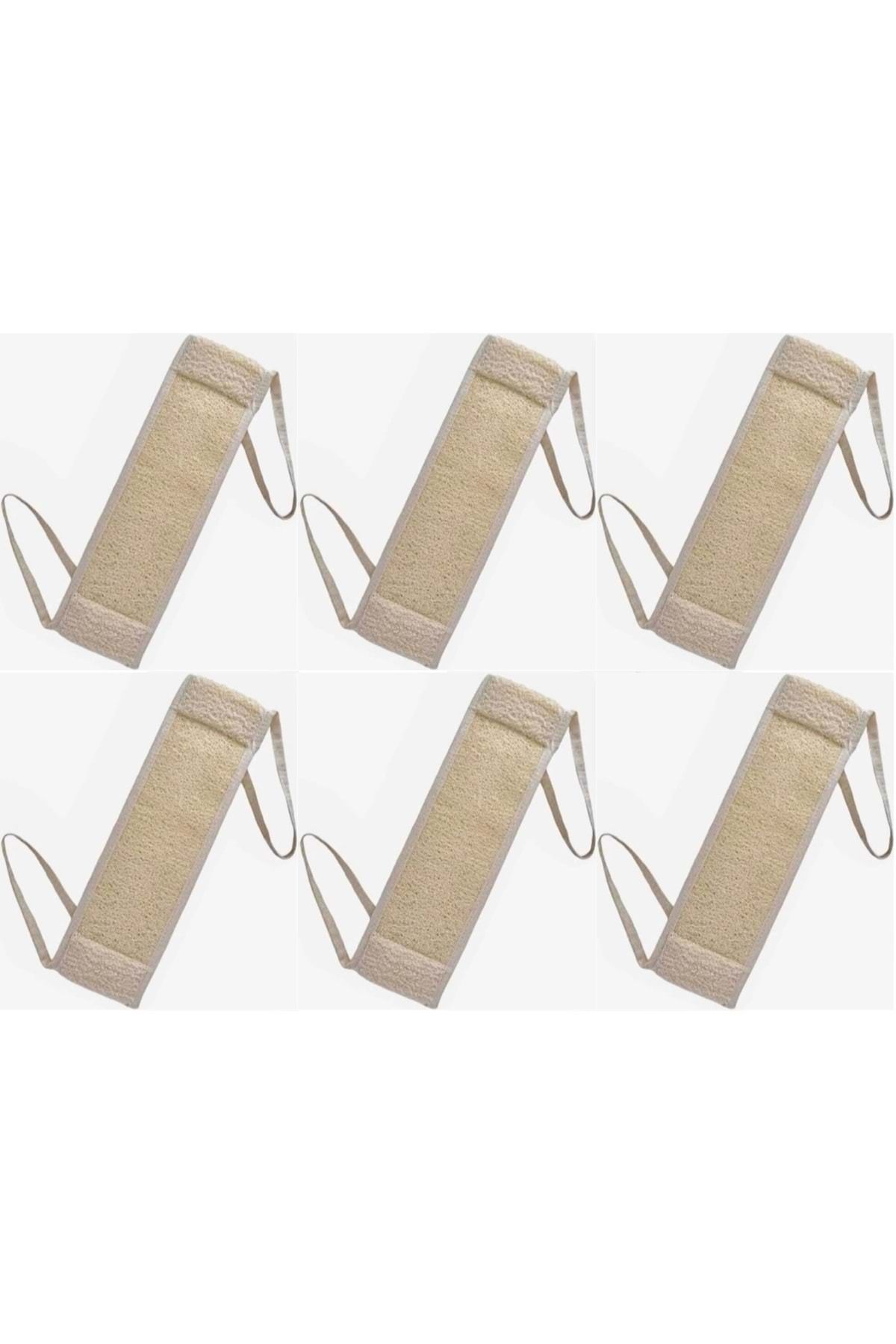 Derma Naturel Loofah İpli Kemer (Kabak) MS-12 (6 Lı Set)