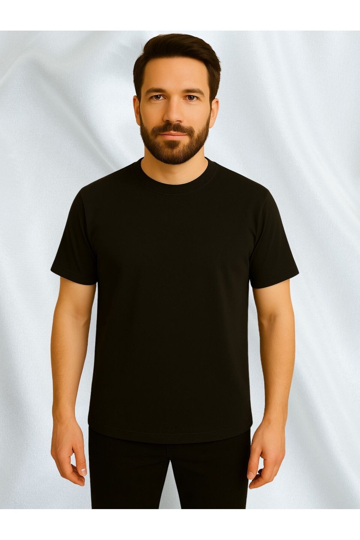 ZyKhan Şeftali Rengi Basic T-Shirt - %100 Pamuk Rahat Kalıp