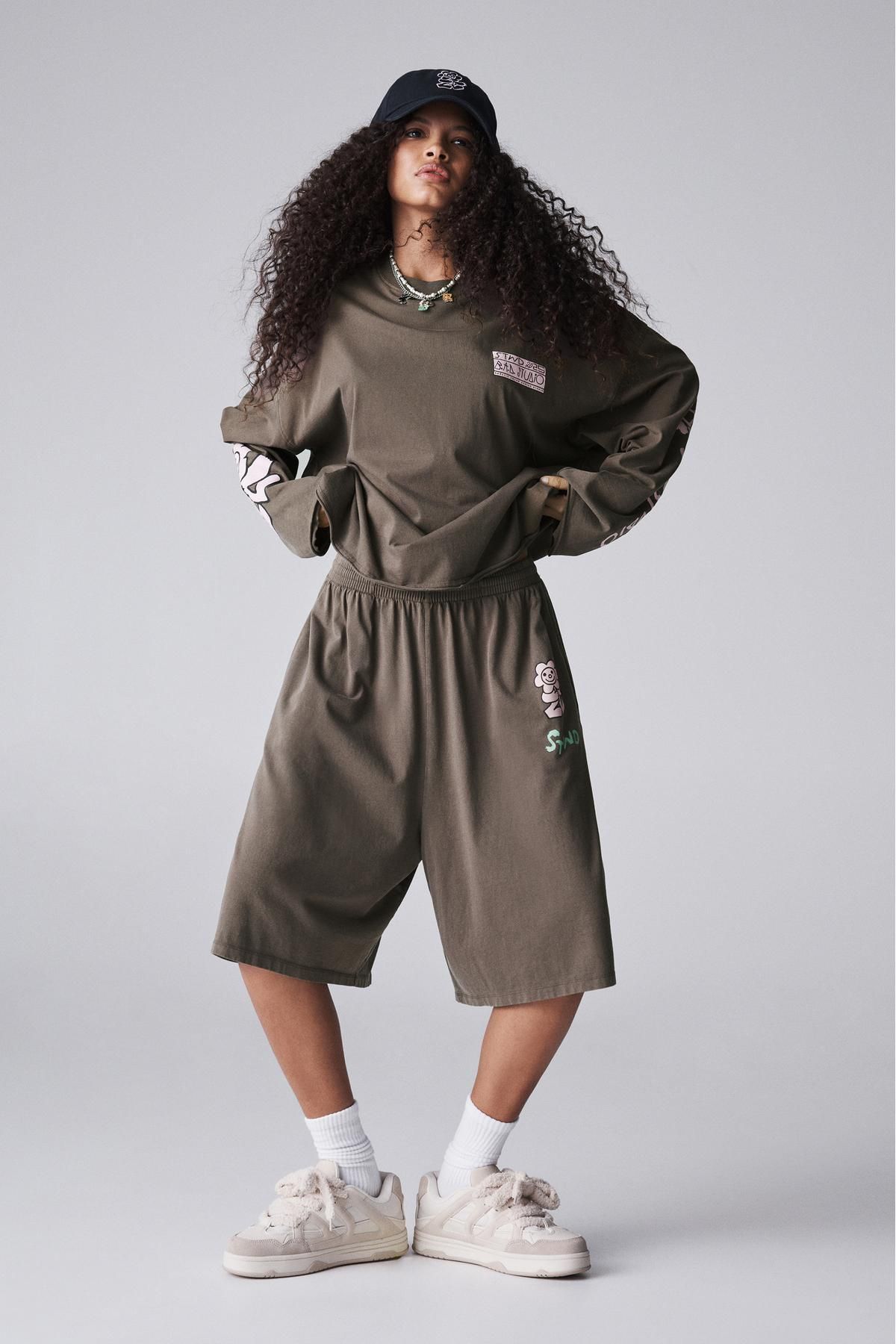 Pull & Bear Bermuda Bráulio Amado eşofman altı