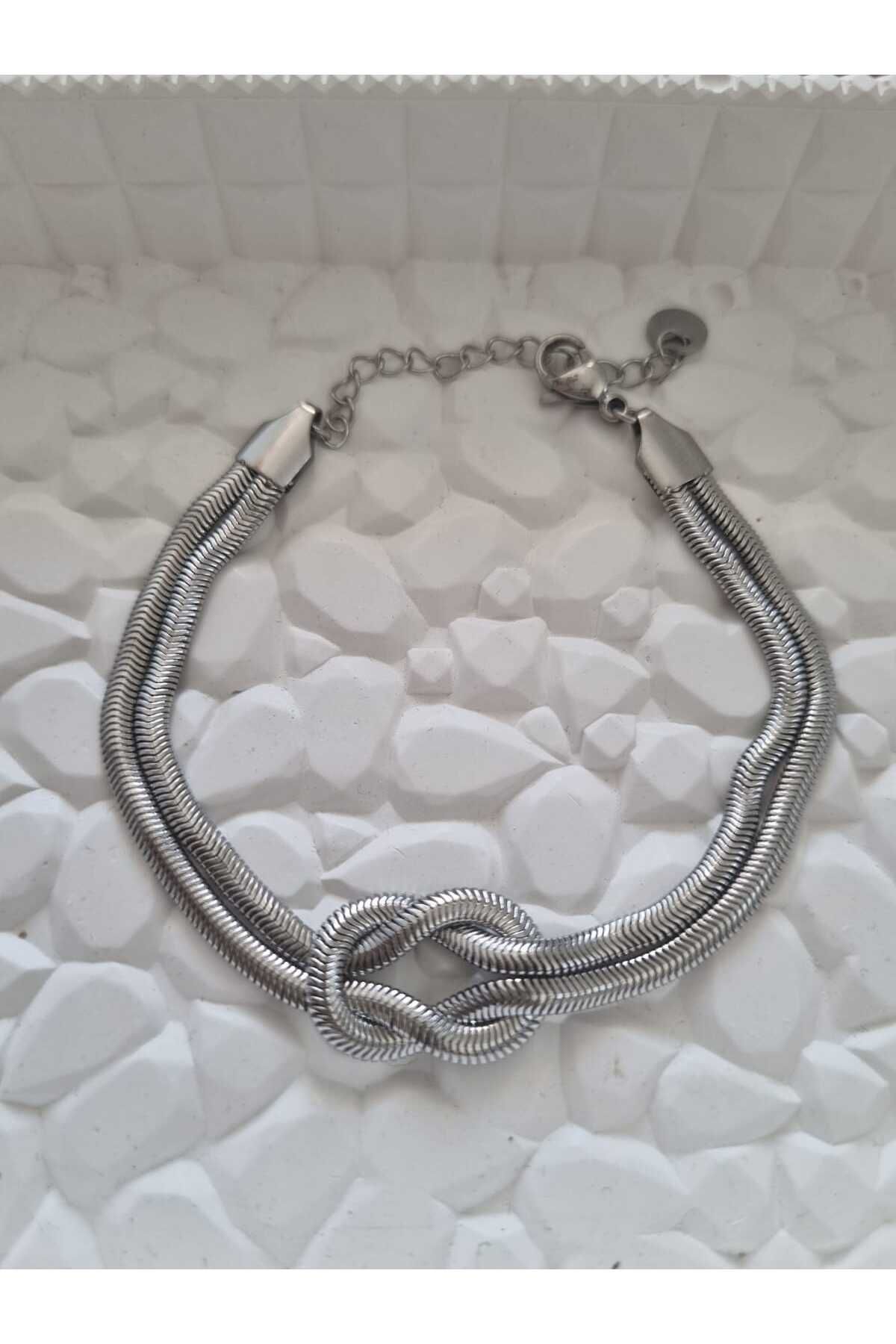 BRONZSTEEL Düğüm model bileklik