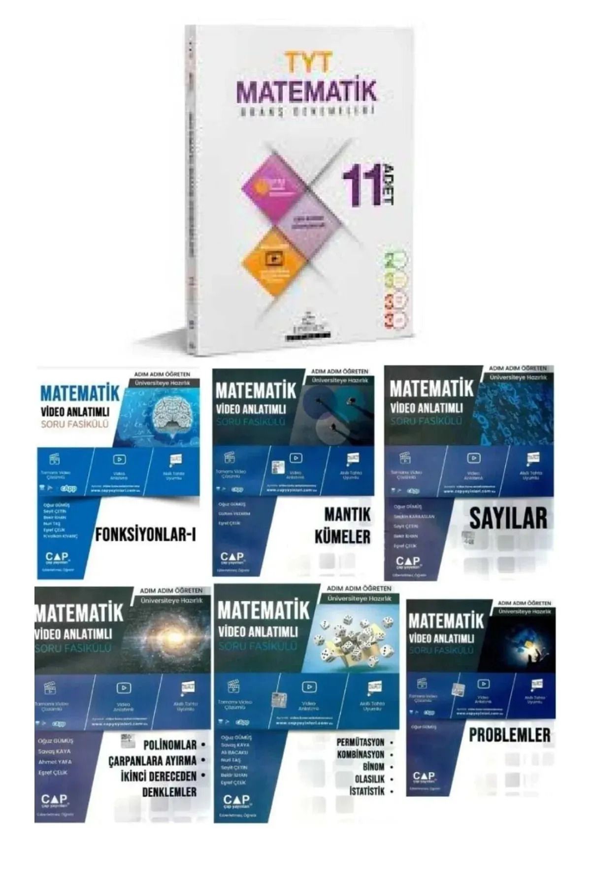 Editör Yayınevi Acil çap Tyt Matematik Fasikül Seti 2025 (problemler Sayılar Mantık Polinomlar Permütasyon) 2025