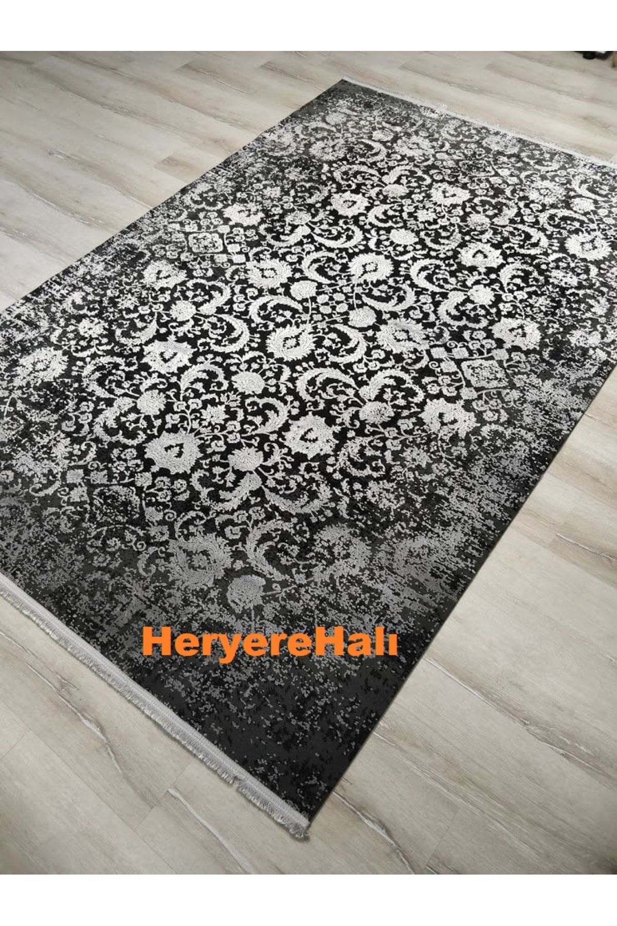 Eko Halı CORDOBA NEW DB 02 ANTRASIT GREY NW 160 x 230 cm Viskon Akrilik Modern Makine Halısı