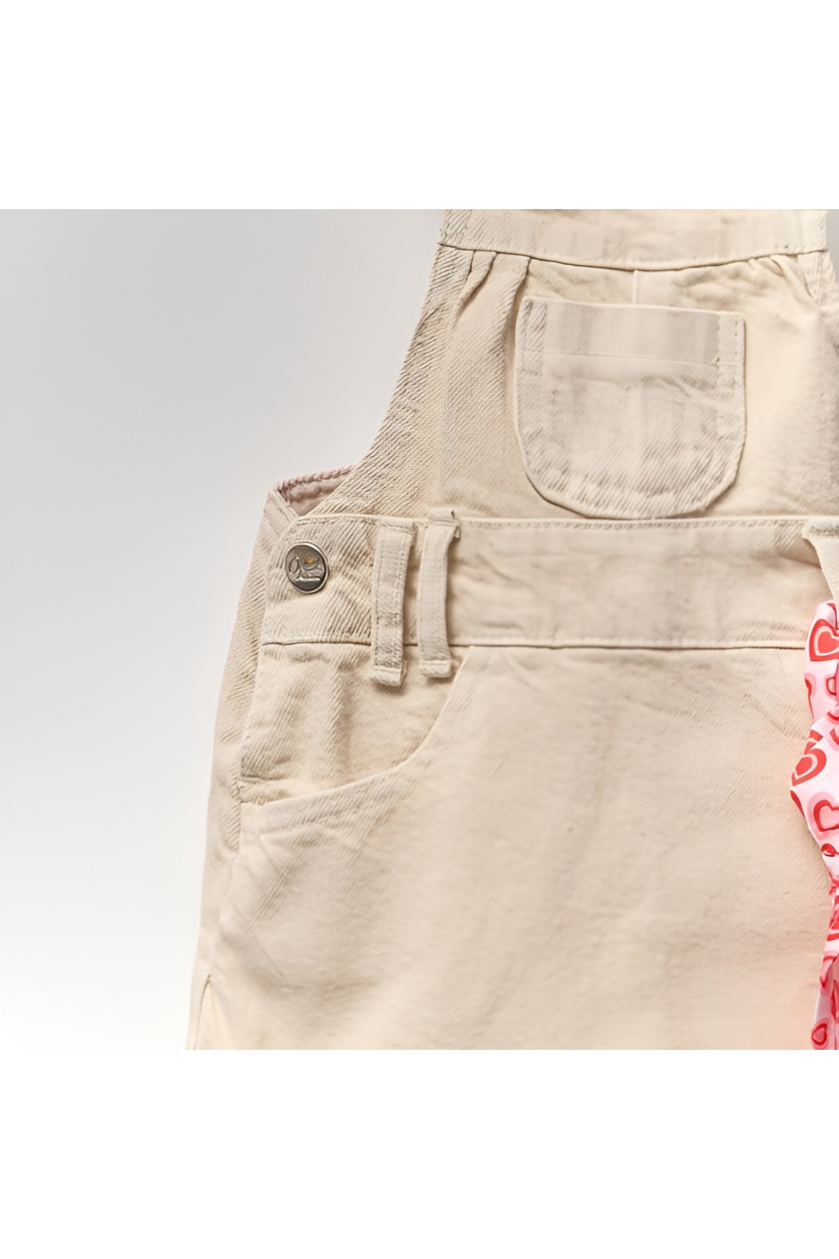 Overdo Nakış Detaylı Kız Bebek Salopet Elbise fotoğrafı 2 (önizleme)