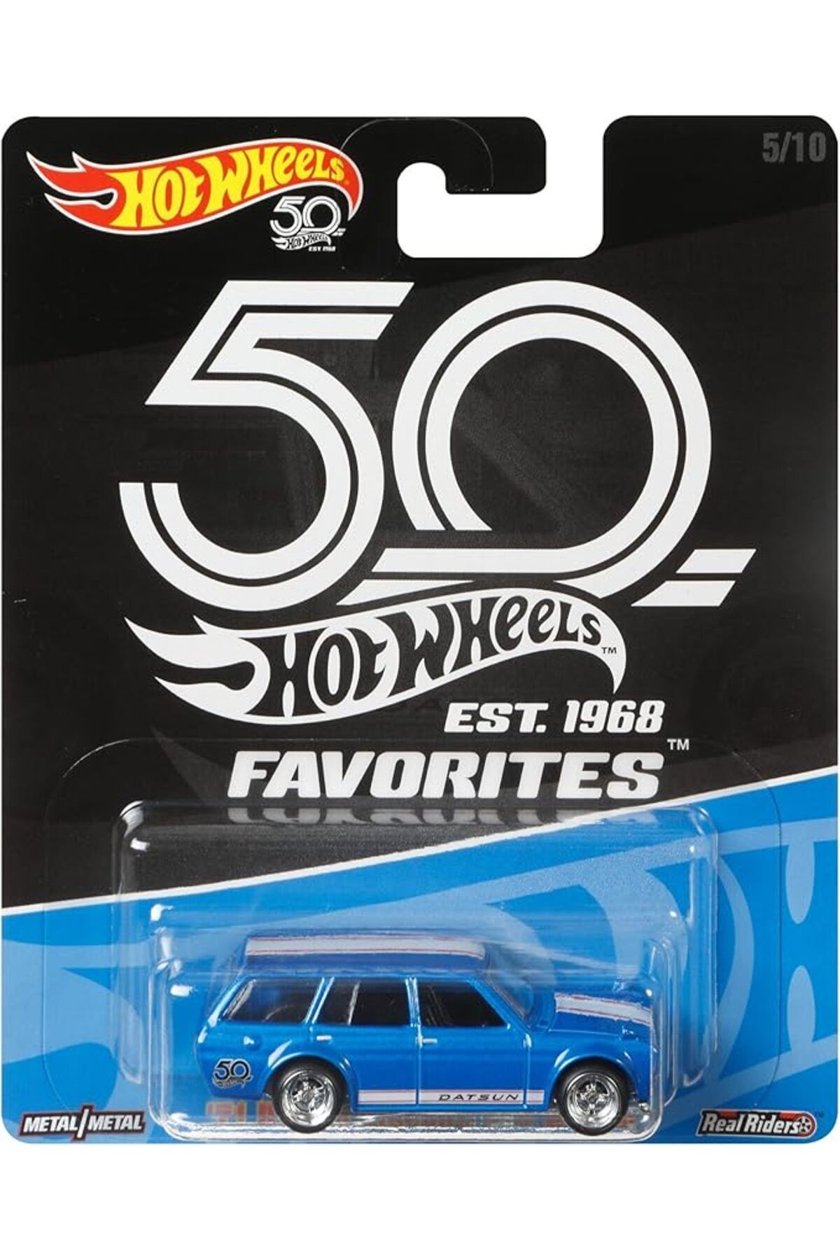 HOT WHEELS Premium 50. Yıl Özel - 'Datsun Bluebird 510 Wagon 5/10 FLF36