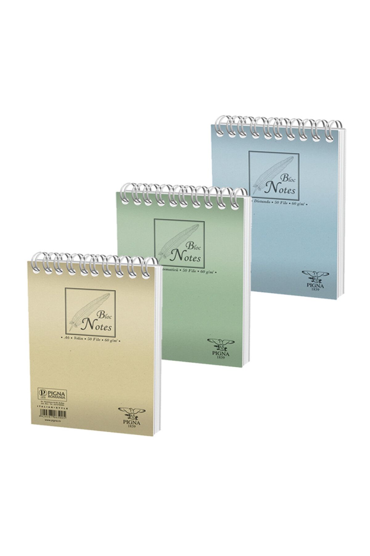 OEM-Notepad Spiral, A4, 50 Sheets, Dictating, Basic, Pigna 1