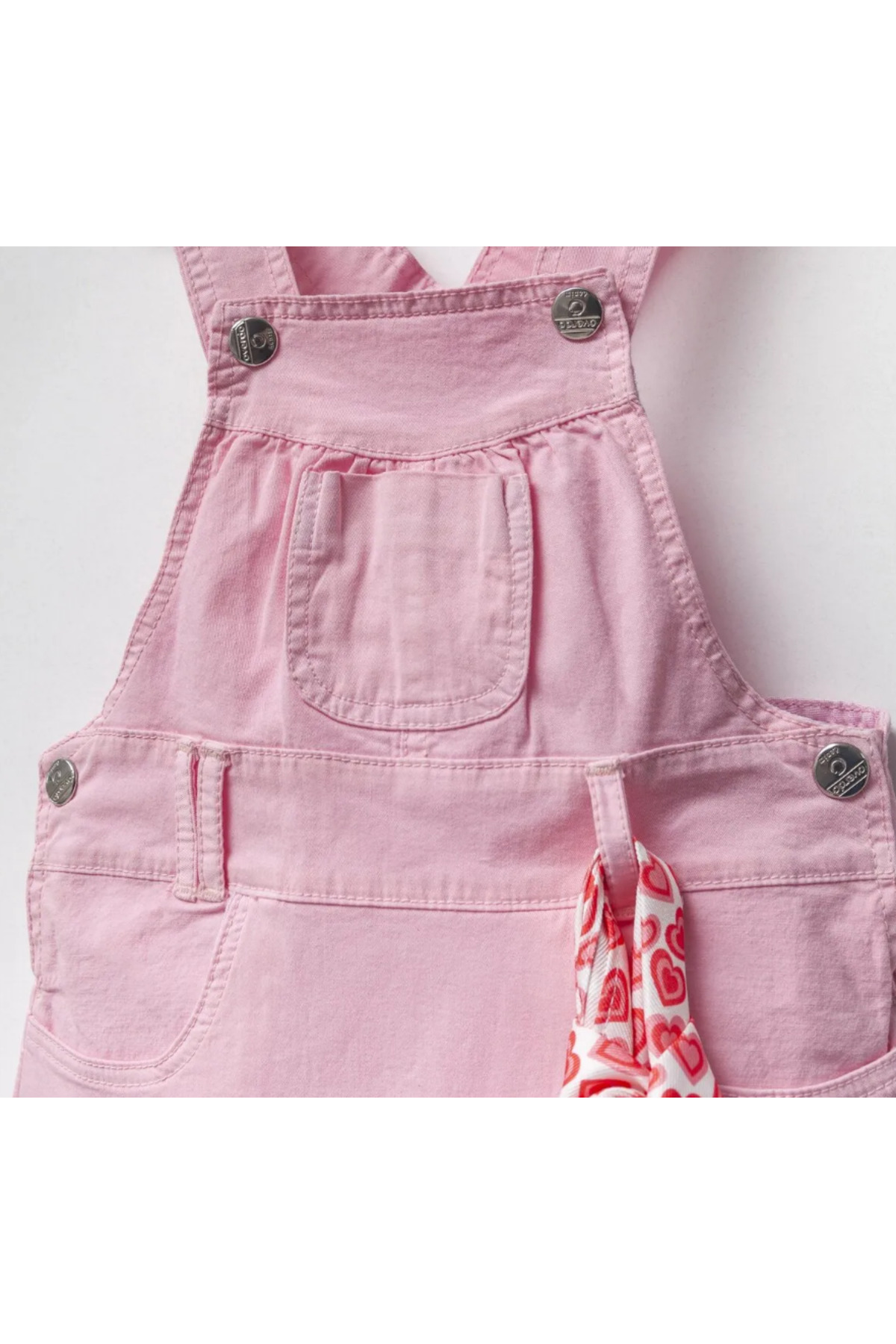 Overdo Nakış Detaylı Kız Bebek Salopet Elbise fotoğrafı 2 (önizleme)