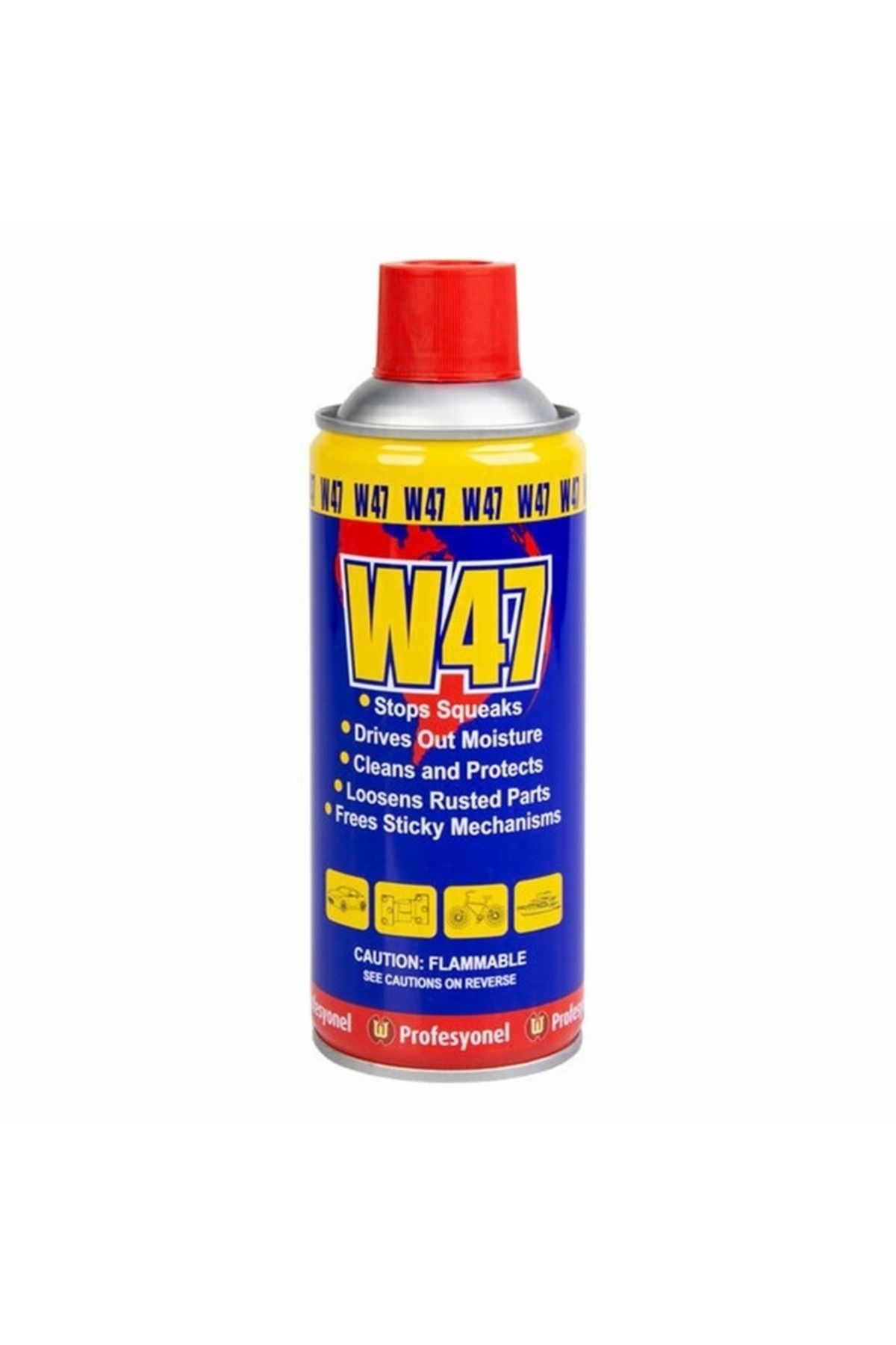 W47 PAS SÖKÜCÜ VE ÇOK AMAÇLI YAĞLAYICI 400ML SPRAY CK6385