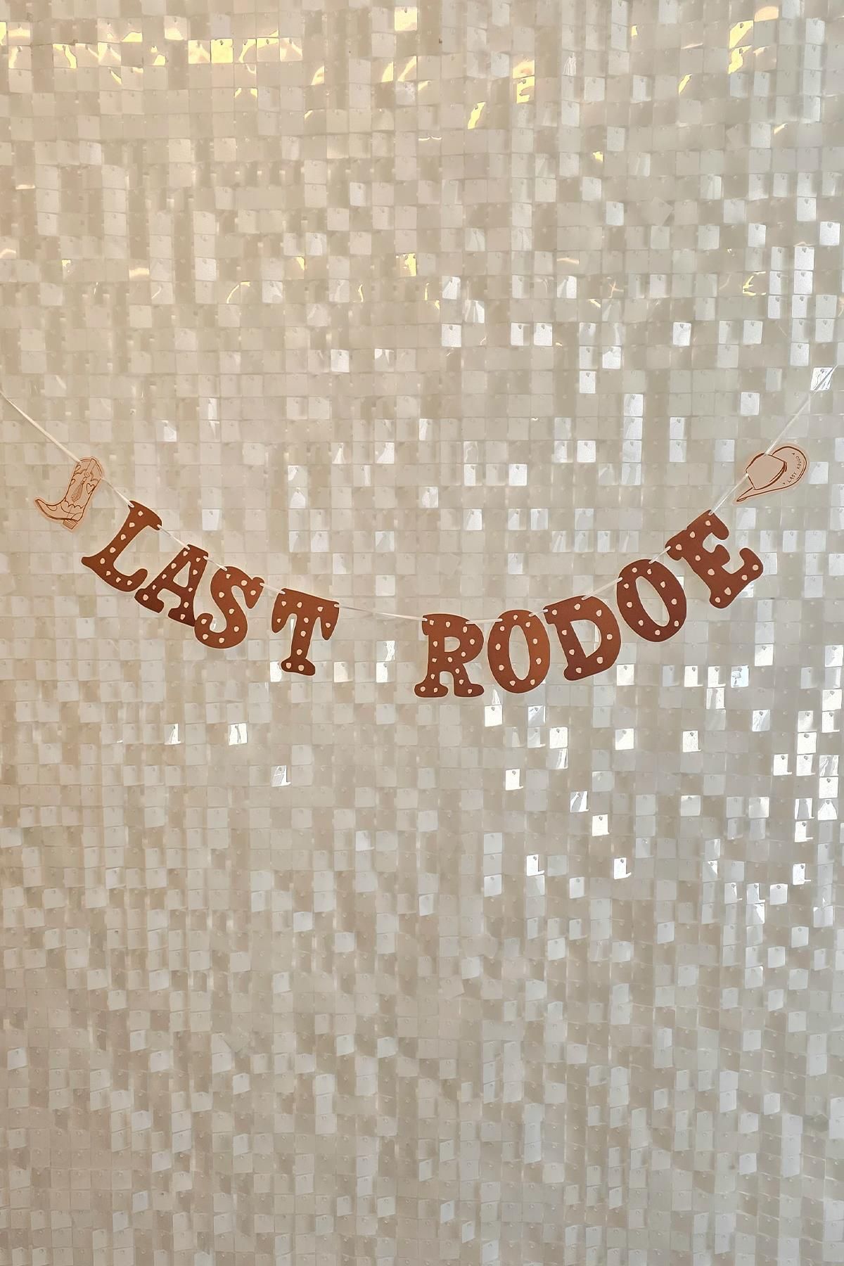 PEKSHOP Last Rodeo Konsept Bekarlığa Veda Duvar Süsü