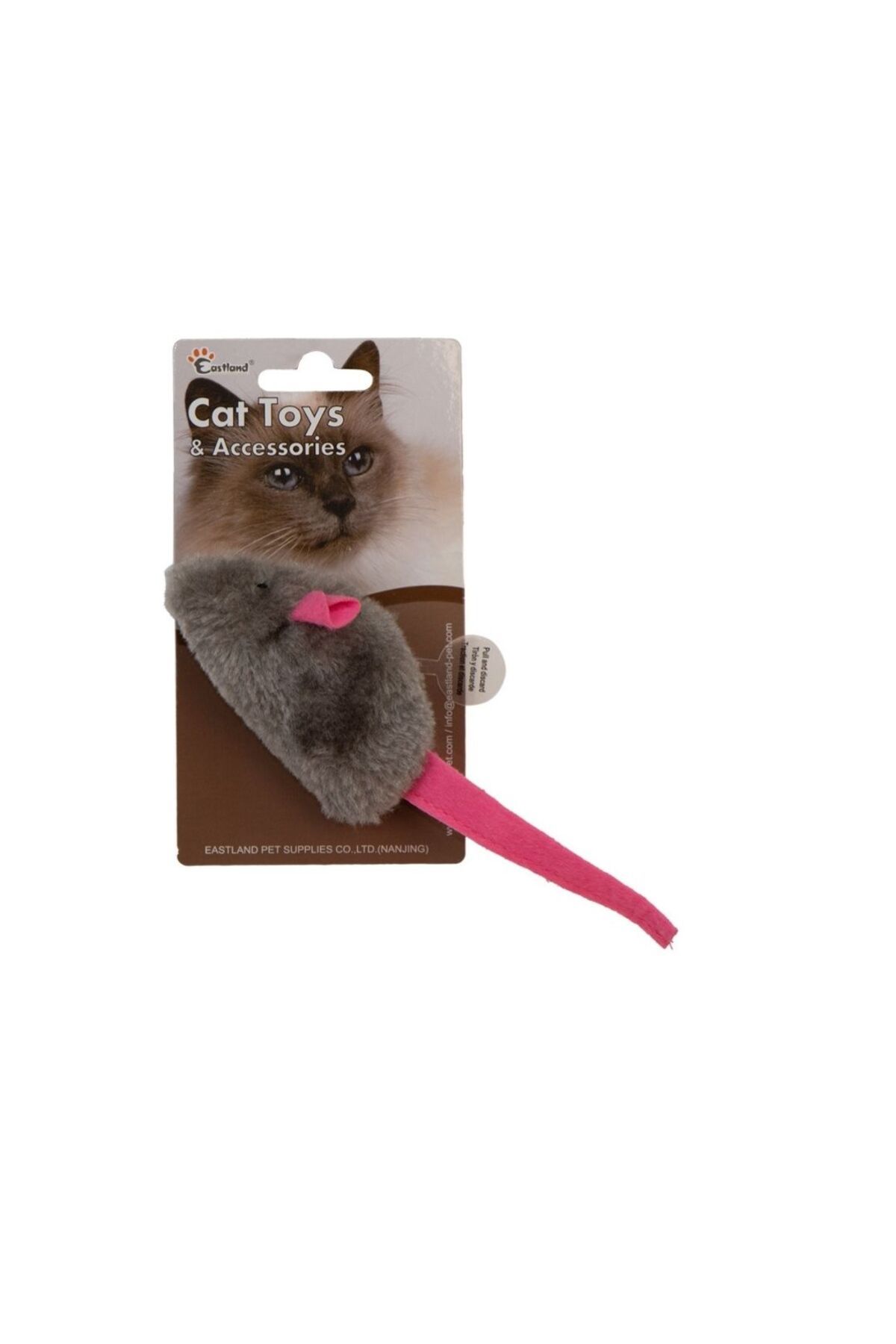 Eastland Catnipli Peluş Dijital Sesli Fare 8cm
