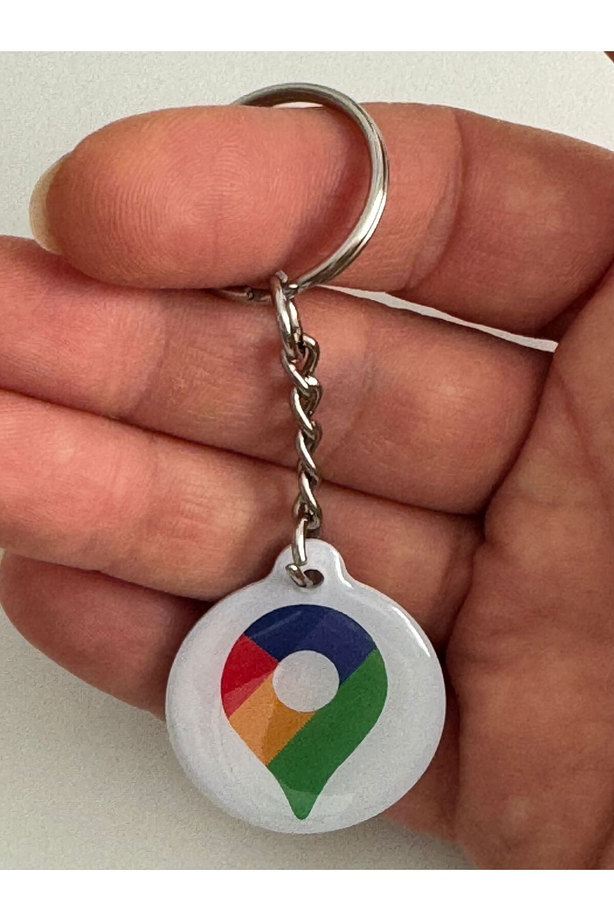 aktap 3 Adet NFC google yorum anahtarlığı 2.5 cm google yorum puan anahtarlığı 3 adet